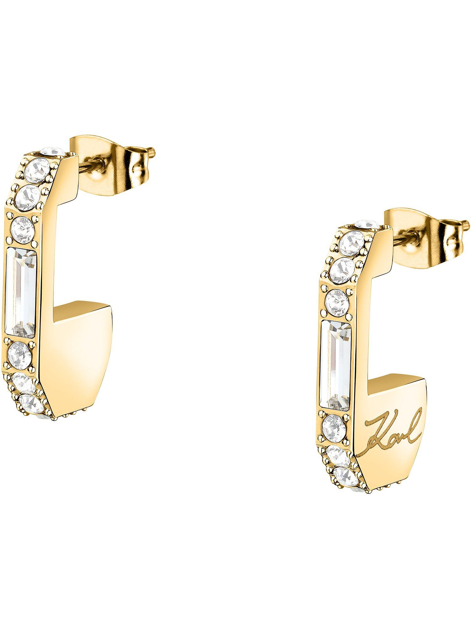 KARL LAGERFELD Paar Creolen Karl Lagerfeld Damen-Creolen Edelstahl 2 Krista günstig online kaufen