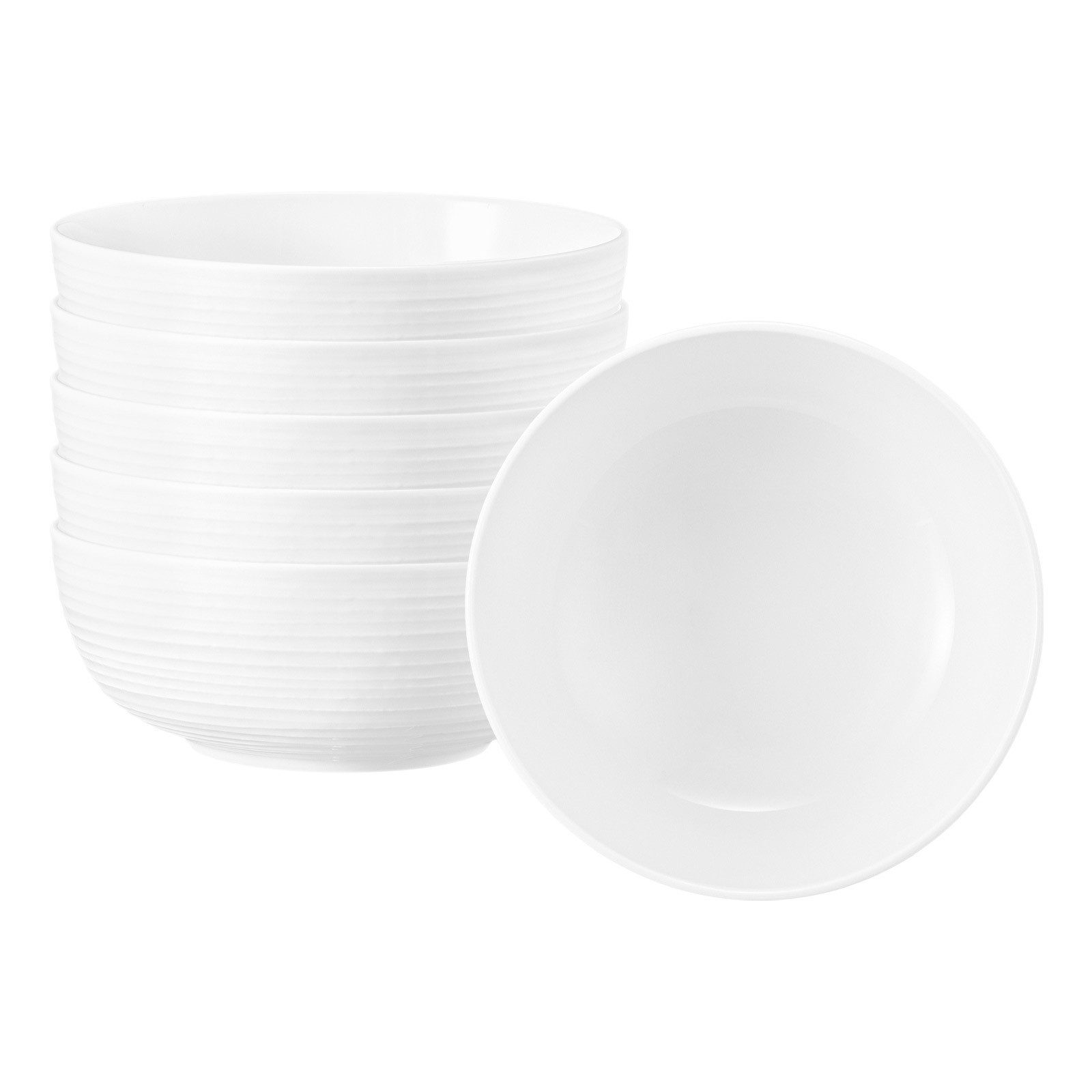 Seltmann Weiden Schale Terra Foodbowl ø 20,4 cm 6er Set, Porzellan, (6x Schale, 6-tlg)