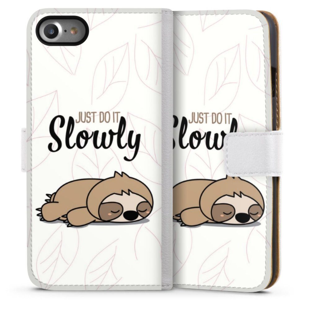 DeinDesign Handyhülle »Just Do It Slowly Sloth« Apple iPhone 7, Hülle,  Handy Flip Case, Wallet Cover, Handytasche Leder Tiere Faultier lazy sunday  online kaufen | OTTO