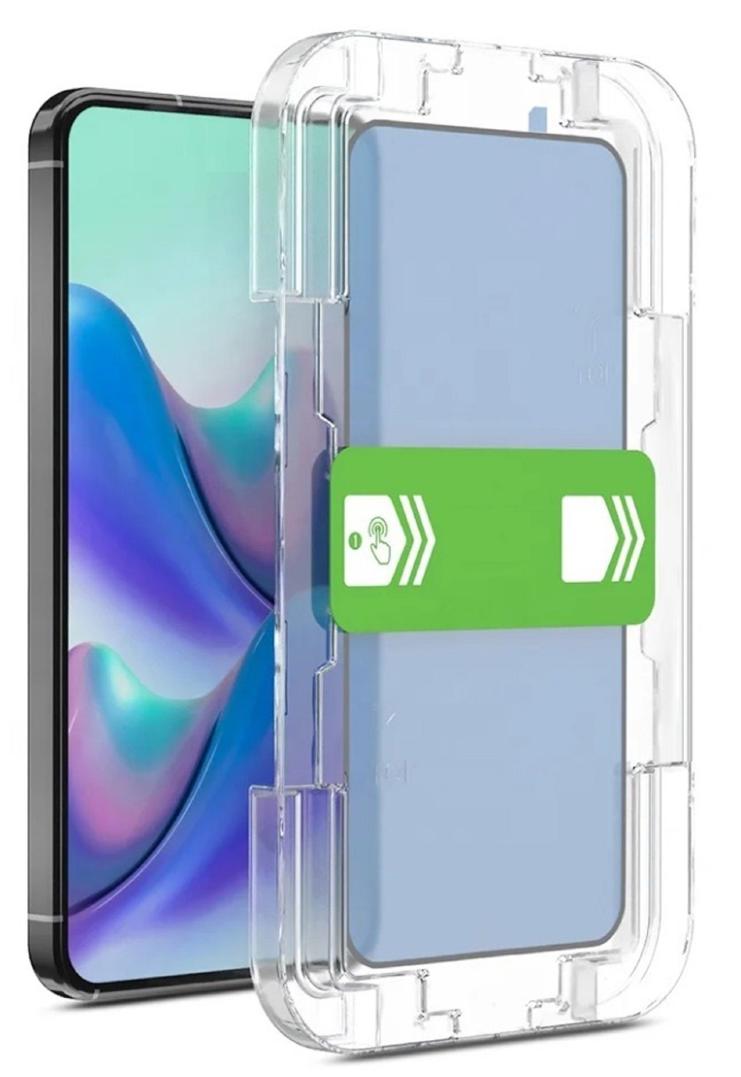 Protectorking Schutzfolie 3x 9H Panzerglas für Samsung Galaxy A50 3D KLAR Schutzglas Displayschu, (3-Stück), Displayschutzglas, Schutzglas Echtglas Tempered 9H Härte HD-KLAR