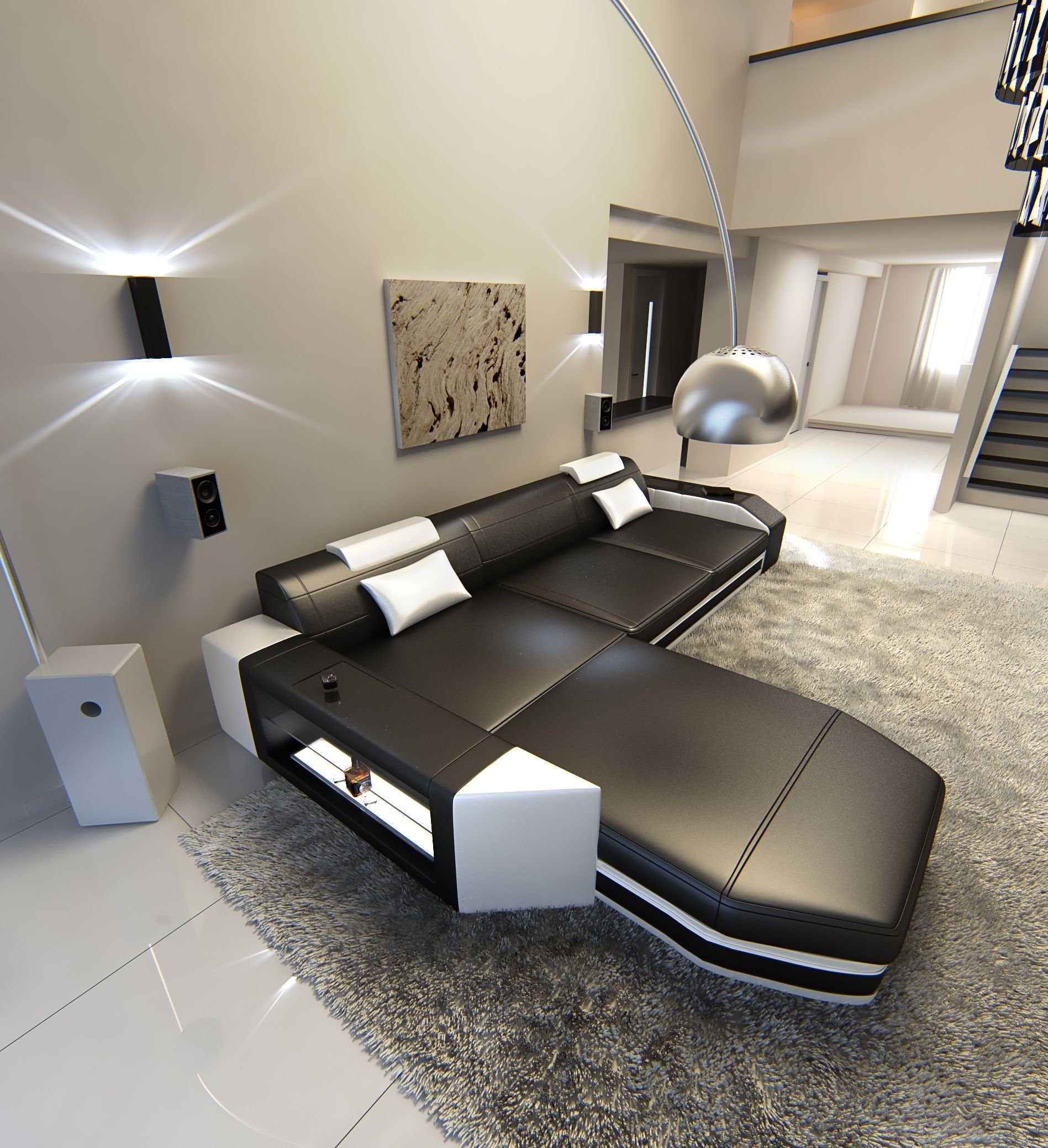 Sofa Dreams Ecksofa Ledercouch Sofa Leder günstig online kaufen