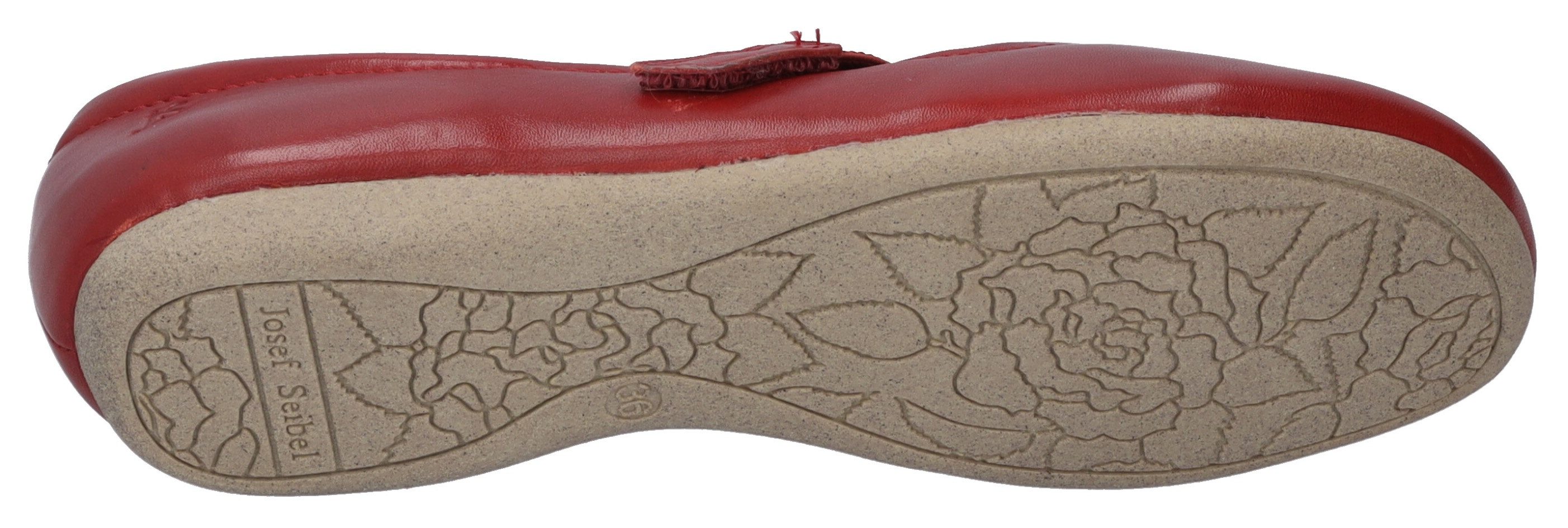 Josef Seibel Fiona 39 Riemchenballerina Festtagsschuh, Slipper, Komfortschuh mit überkreuztem Gummizug