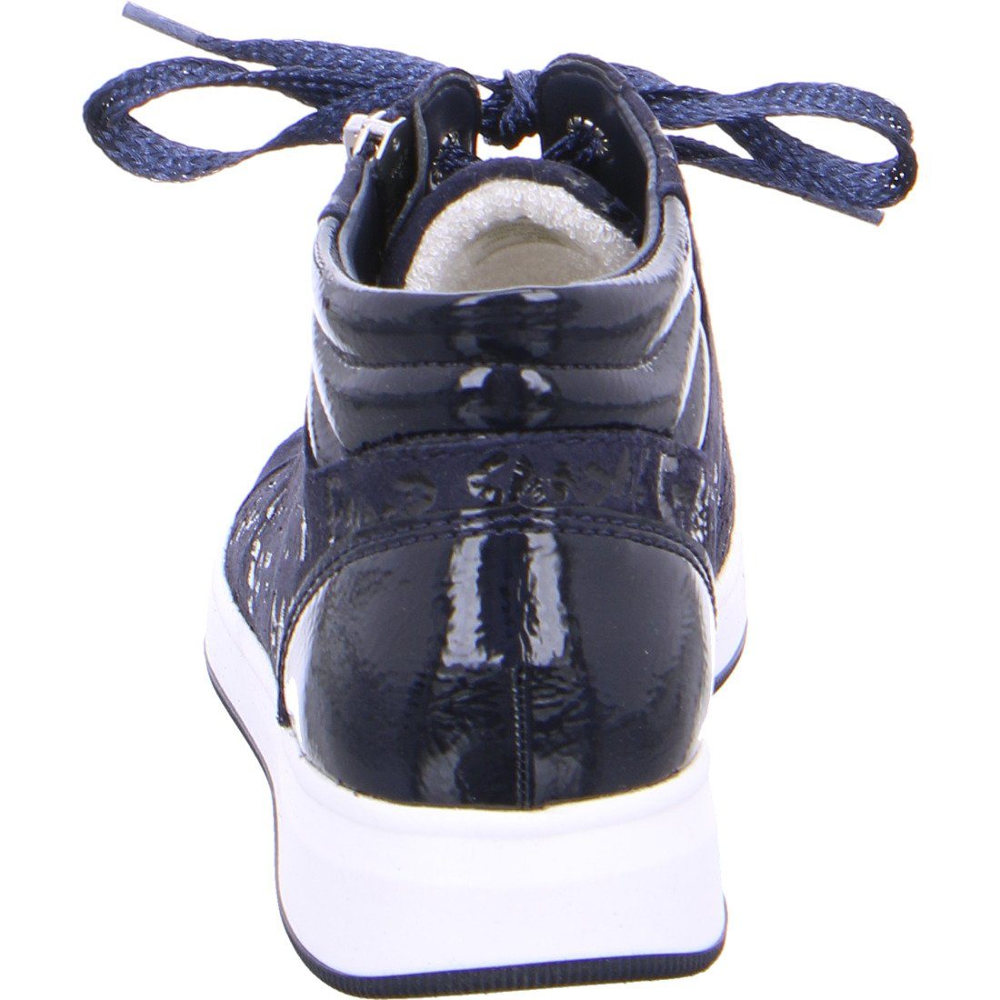 blau 045000 Sneaker Ara Schuhe, Leder Damen - Sneaker Ara Rom