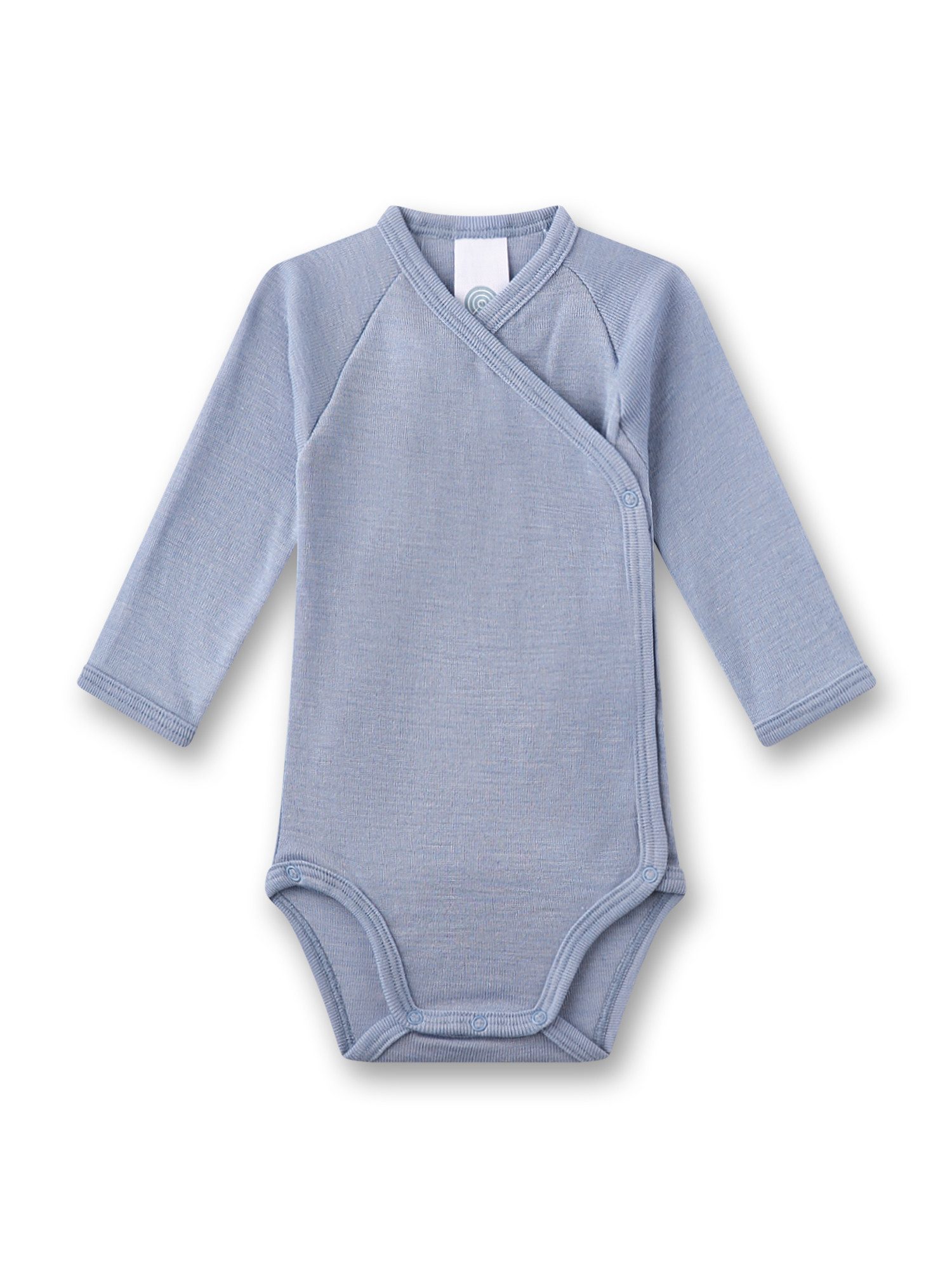 Sanetta Langarmwickelbody Wickelbody mit praktischer Wickeloptik