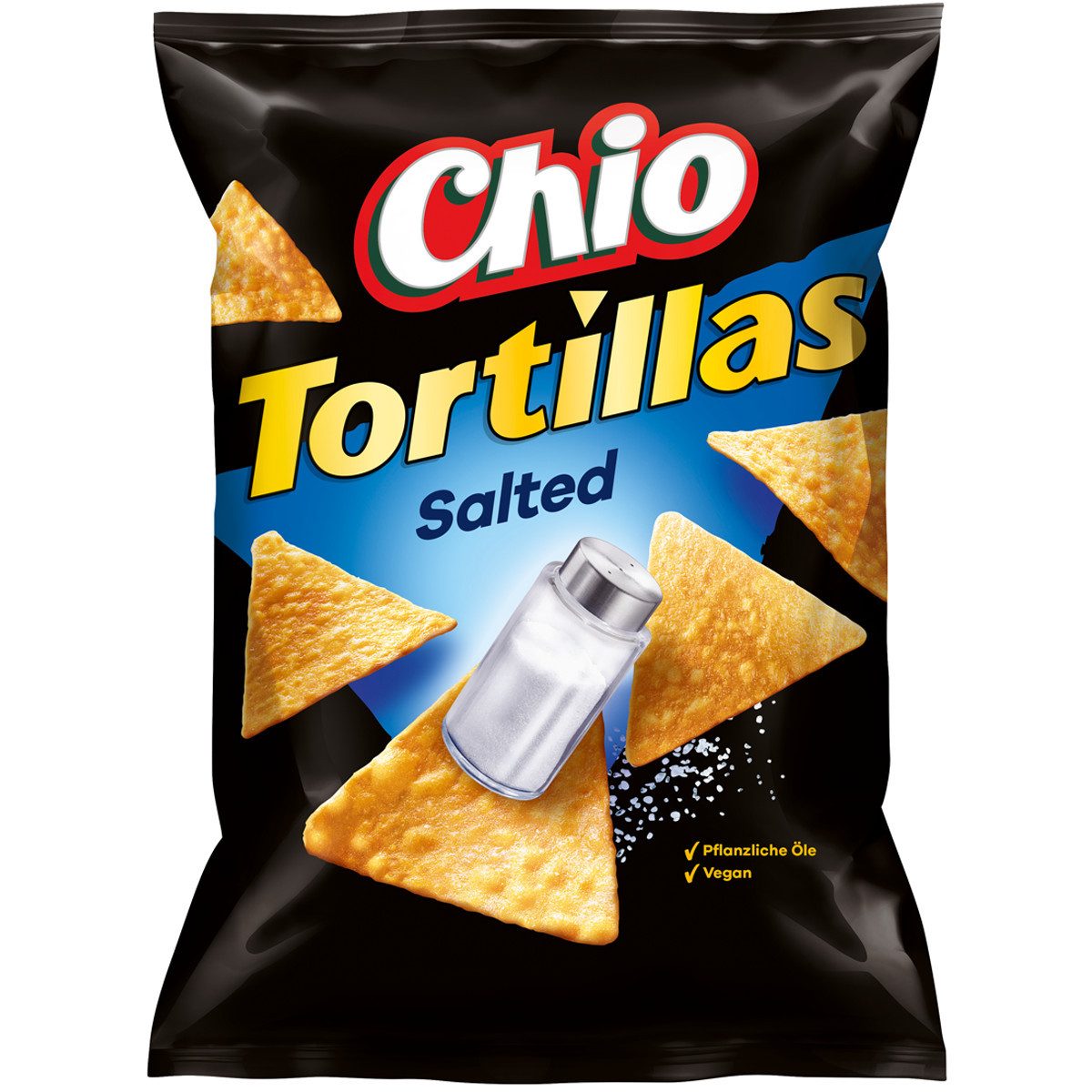 Chio Knabberei, Chio Tortillas Original Salted vegetarisch vegan Chipstüte 110g