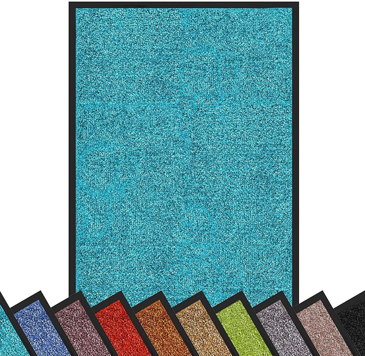 Color Your Life Fußmatte Rhine, waschbare & leistungsstarke Fußmatte mit Rutschfester Rückseite, rechteckig, Höhe: 6 mm, Erhältlich in vielen Größen – Bild 2 von 5