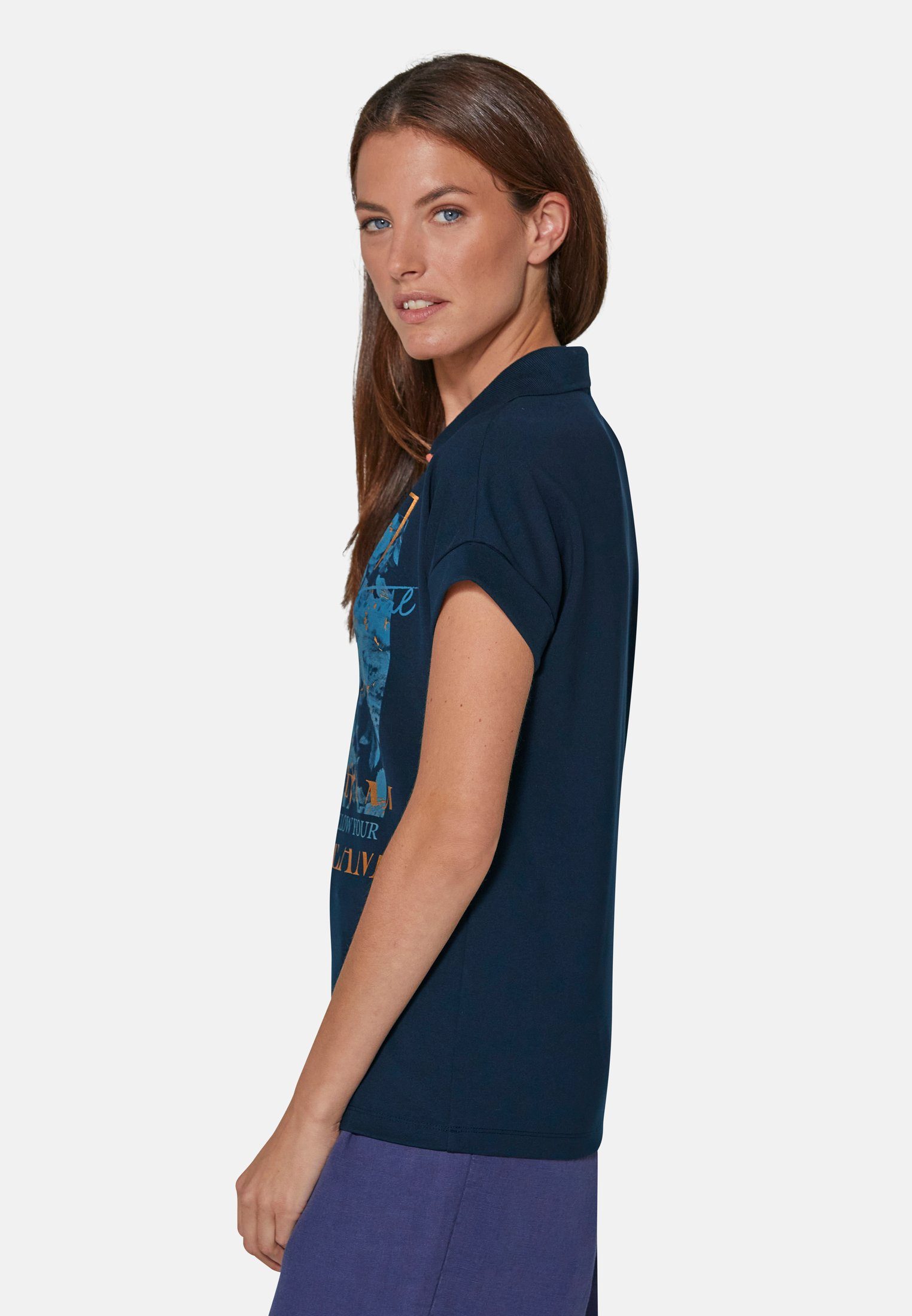 Damen Shirts MADELEINE Poloshirt Bedrucktes Poloshirt