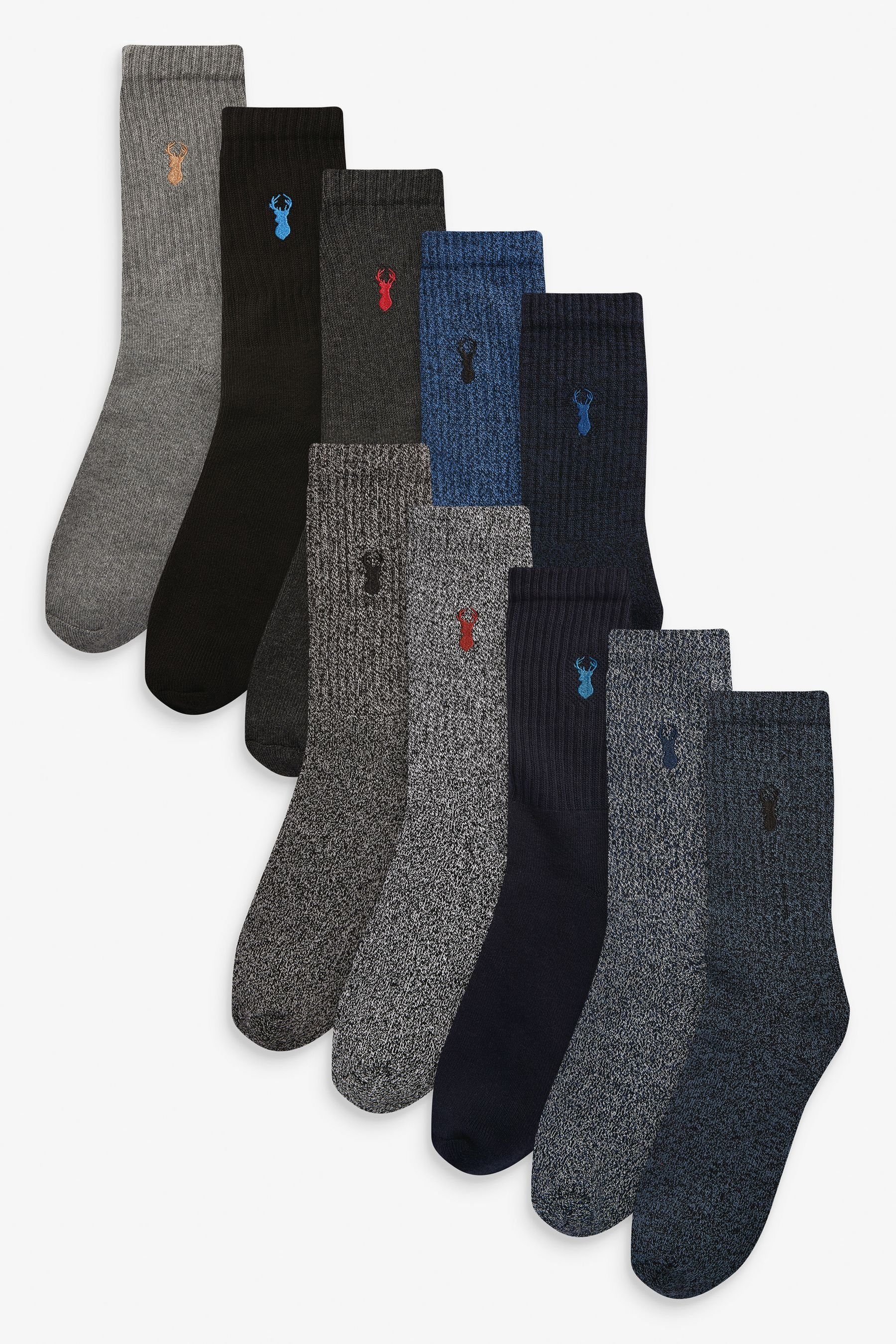 Next Kurzsocken Schwere Socken (10-Paar) Blue