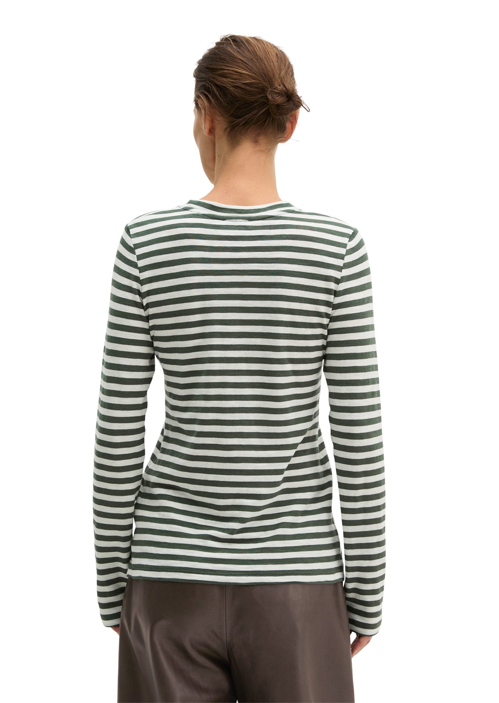 Marc O'Polo Langarmshirt aus weichem Slub-Jersey – Bild 3 von 5