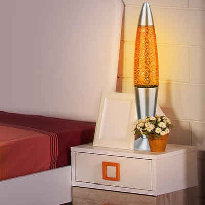 Rabalux Dekolicht, Design Tisch Leuchte Stand Licht Kinder Zimmer Effekt Akzent Lava Lampe Glitter Rabalux 4114