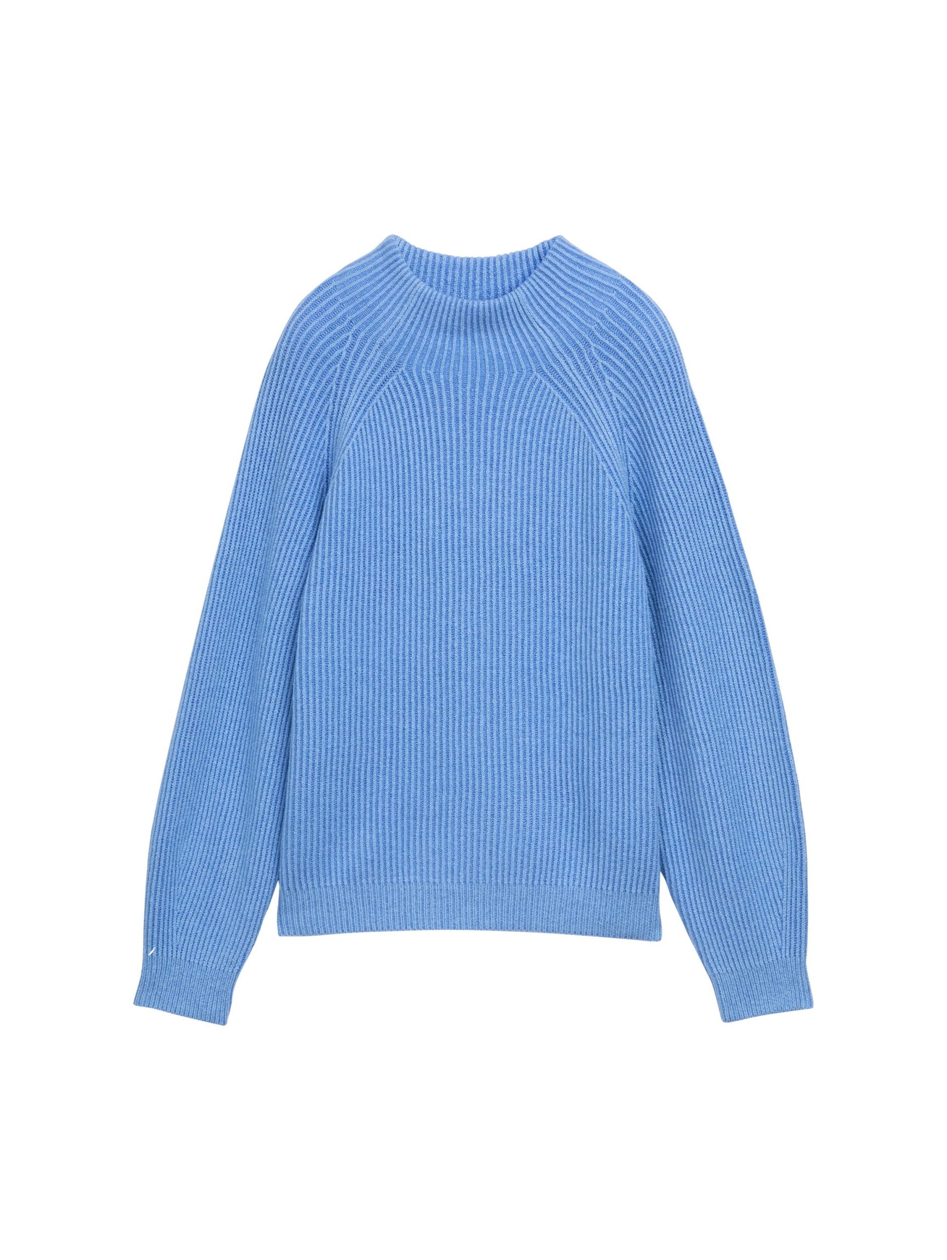 light blue knit structure