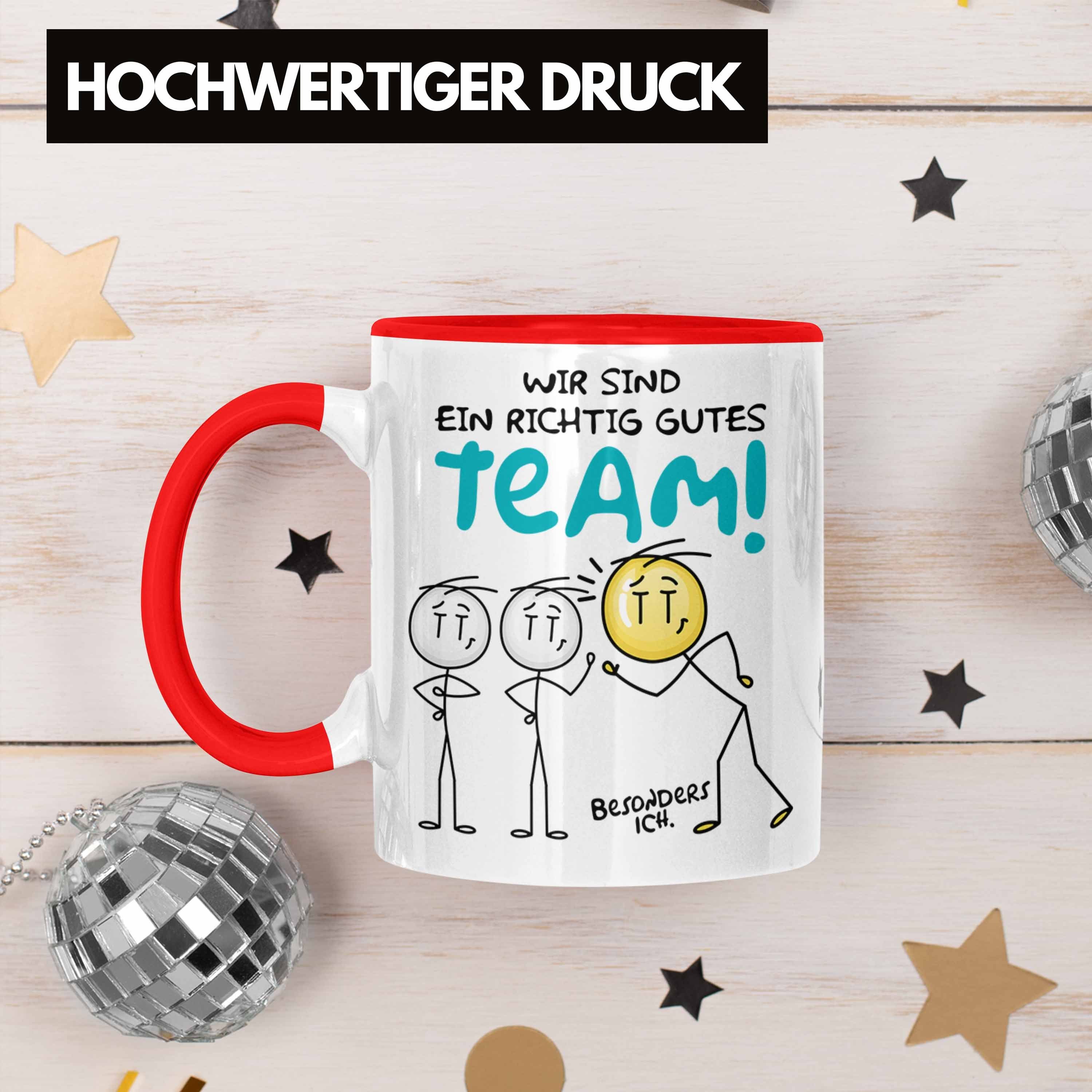 Tasse Bestes Rot Tasse Dan Geschenk Dankeschön Kaffeetasse Trendation Geschenkidee Team für
