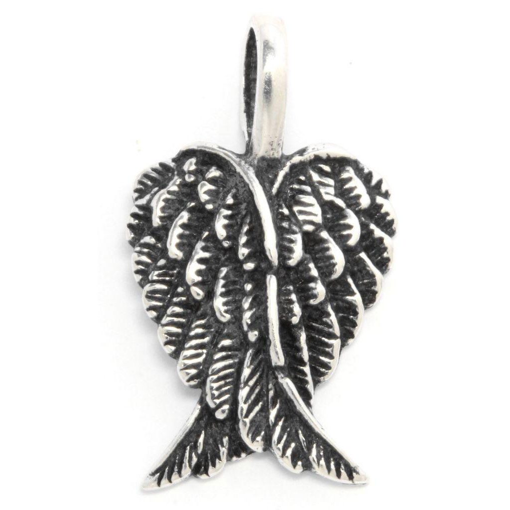 Engelanhänger Engelflügel-Paar Schmuck Anhänger 925er Silber - Engel - 32x14mm