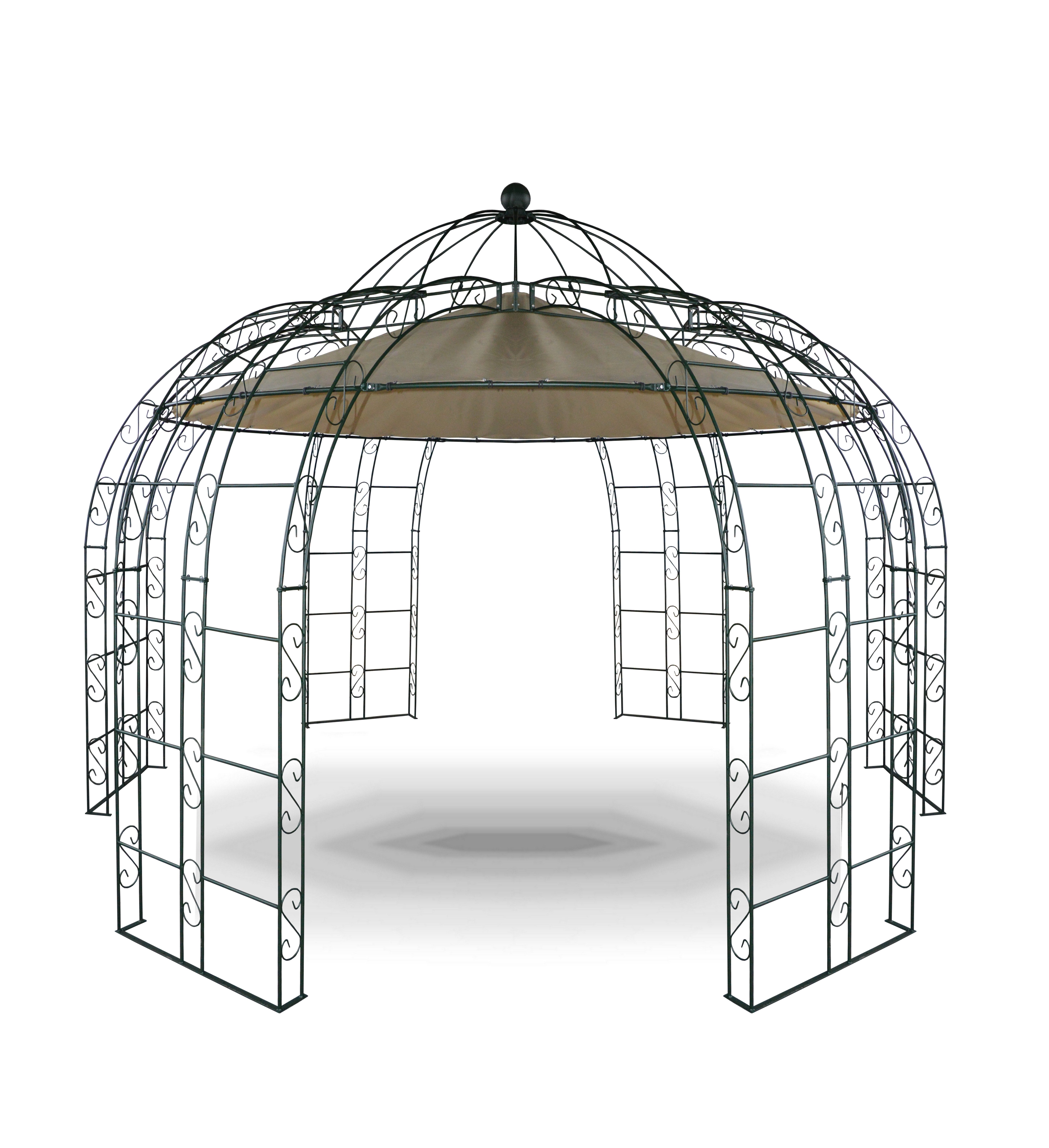 moebelfaktor Pavillon Leto, 8-10mm starkes Eisen BxTxH 440x440x360