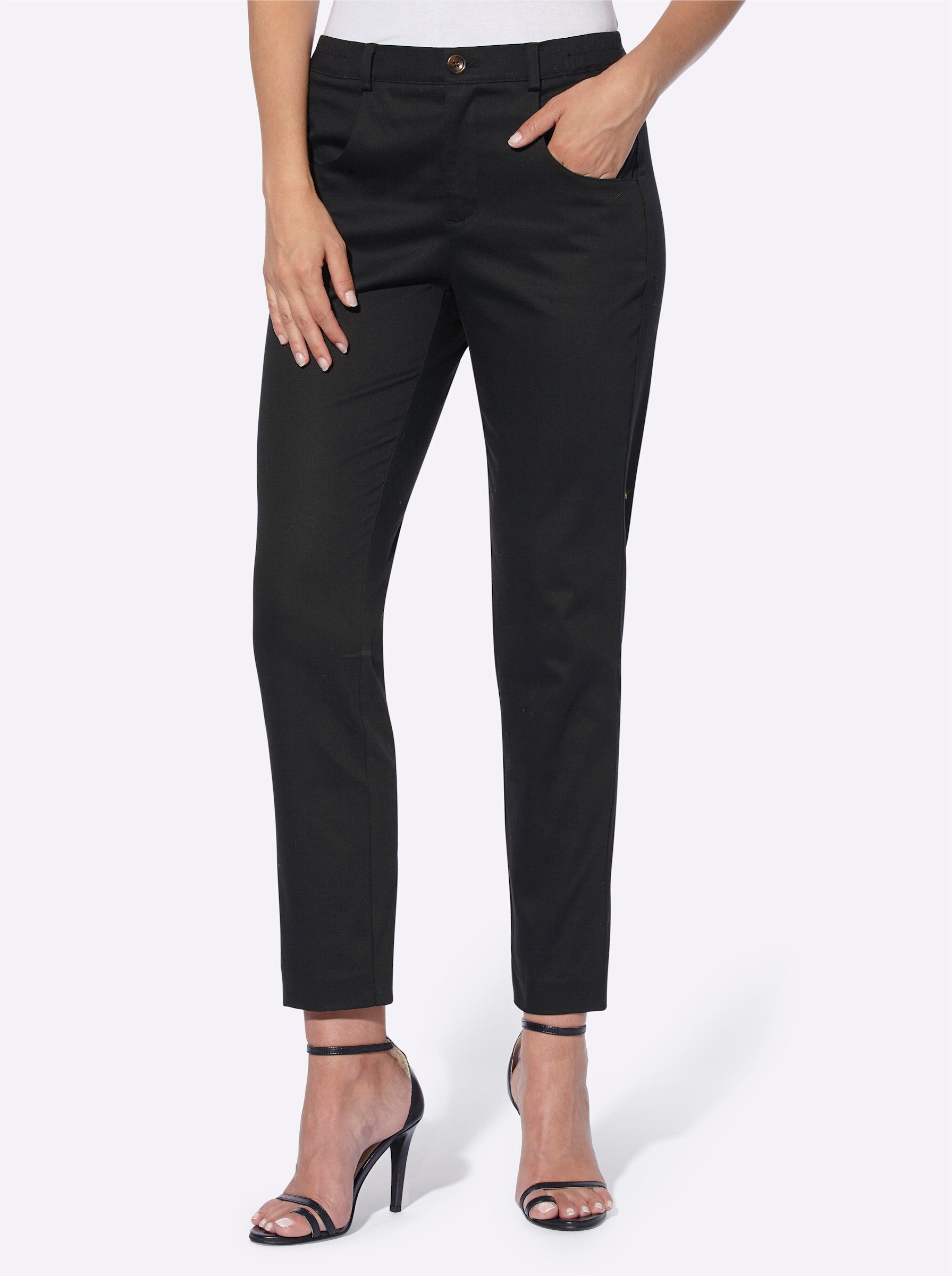 heine Jerseyhose Stretch-Hose Innenbeinlänge ca. 68 günstig online kaufen