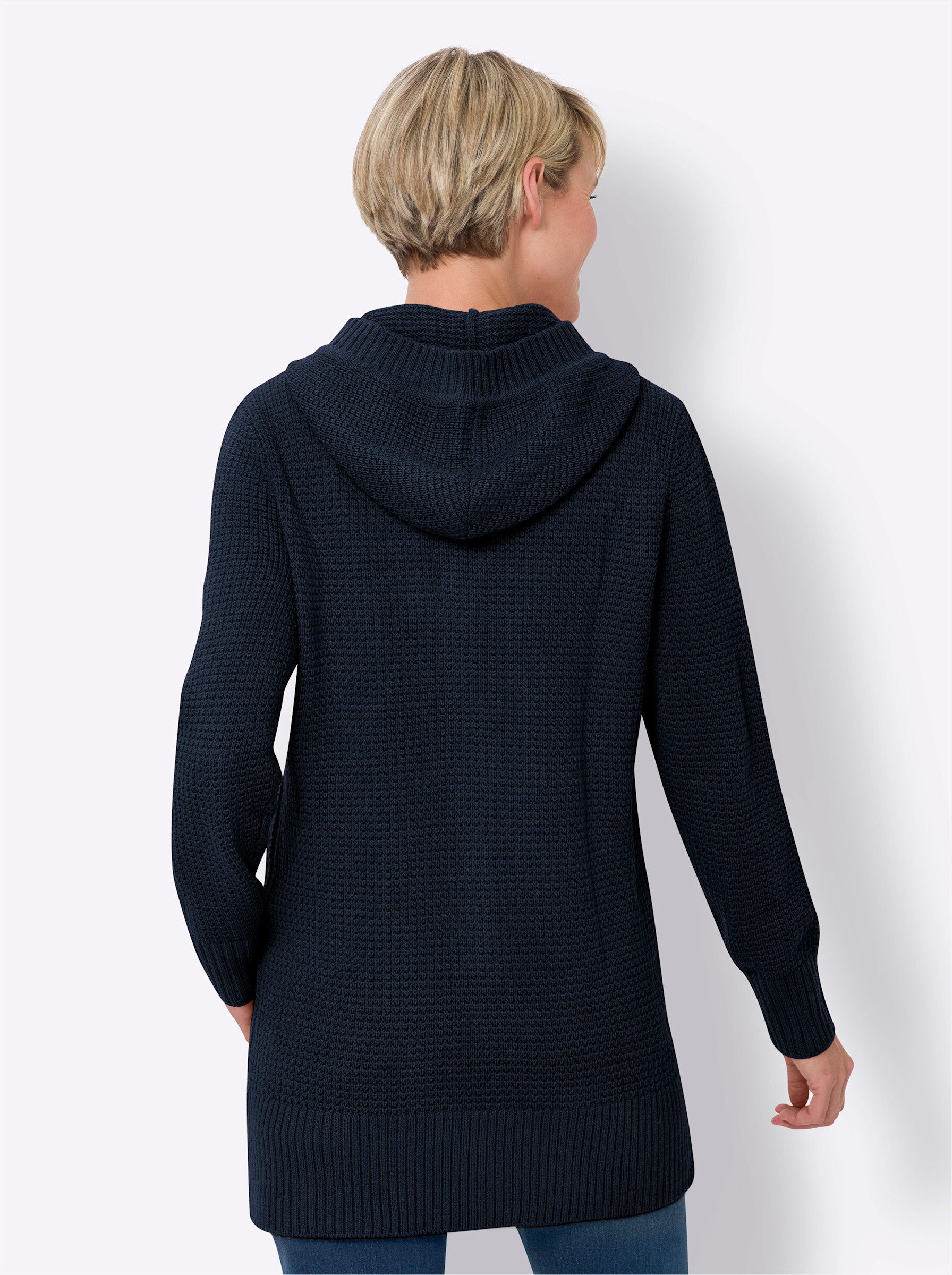Sieh an! Strickjacke Kapuzenstrickjacke günstig online kaufen