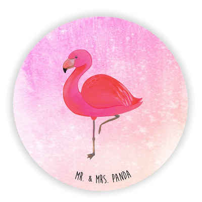 Mr. & Mrs. Panda Magnet Flamingo Classic - Aquarell Pink - Geschenk, Notiz Magnet, Motivmagne (1-St), Supermagnetisch