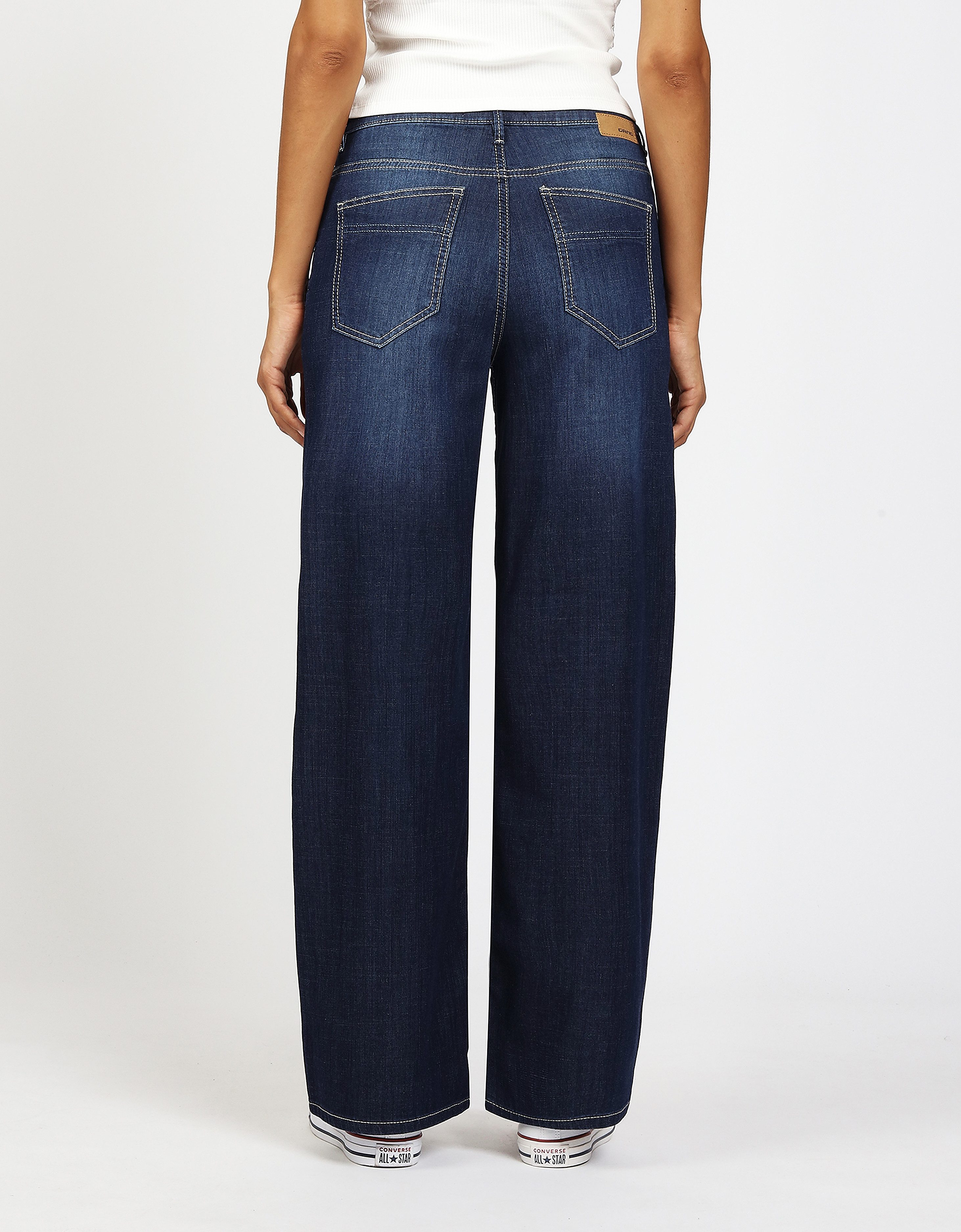 GANG Leinenhose 94CARA mit doppeltem Bund
