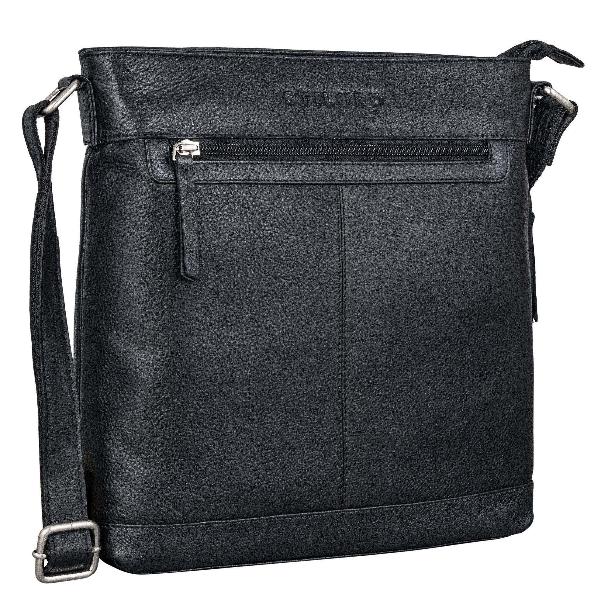 STILORD Handtasche "Henrike" Schultertasche Damen Leder im Hochformat