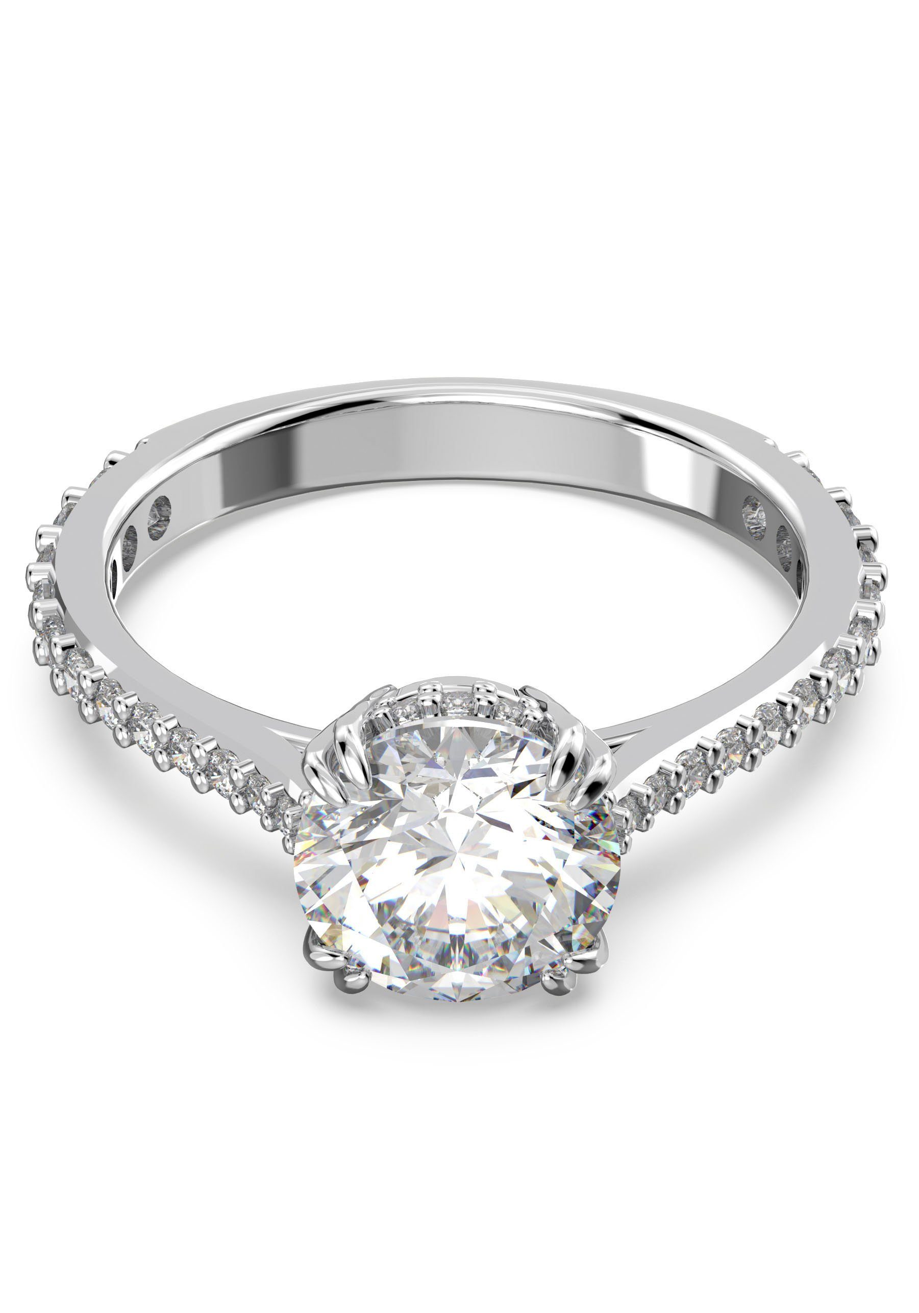 Swarovski Fingerring Stilla Round Cocktail, mit Swarovski® Kristall günstig online kaufen