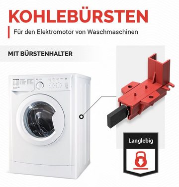 VIOKS Ersatzbürste Motorkohle Ersatz für Indesit C00196539, Waschmaschine, (2-tlg), mit Halter 6,3 mm AMP