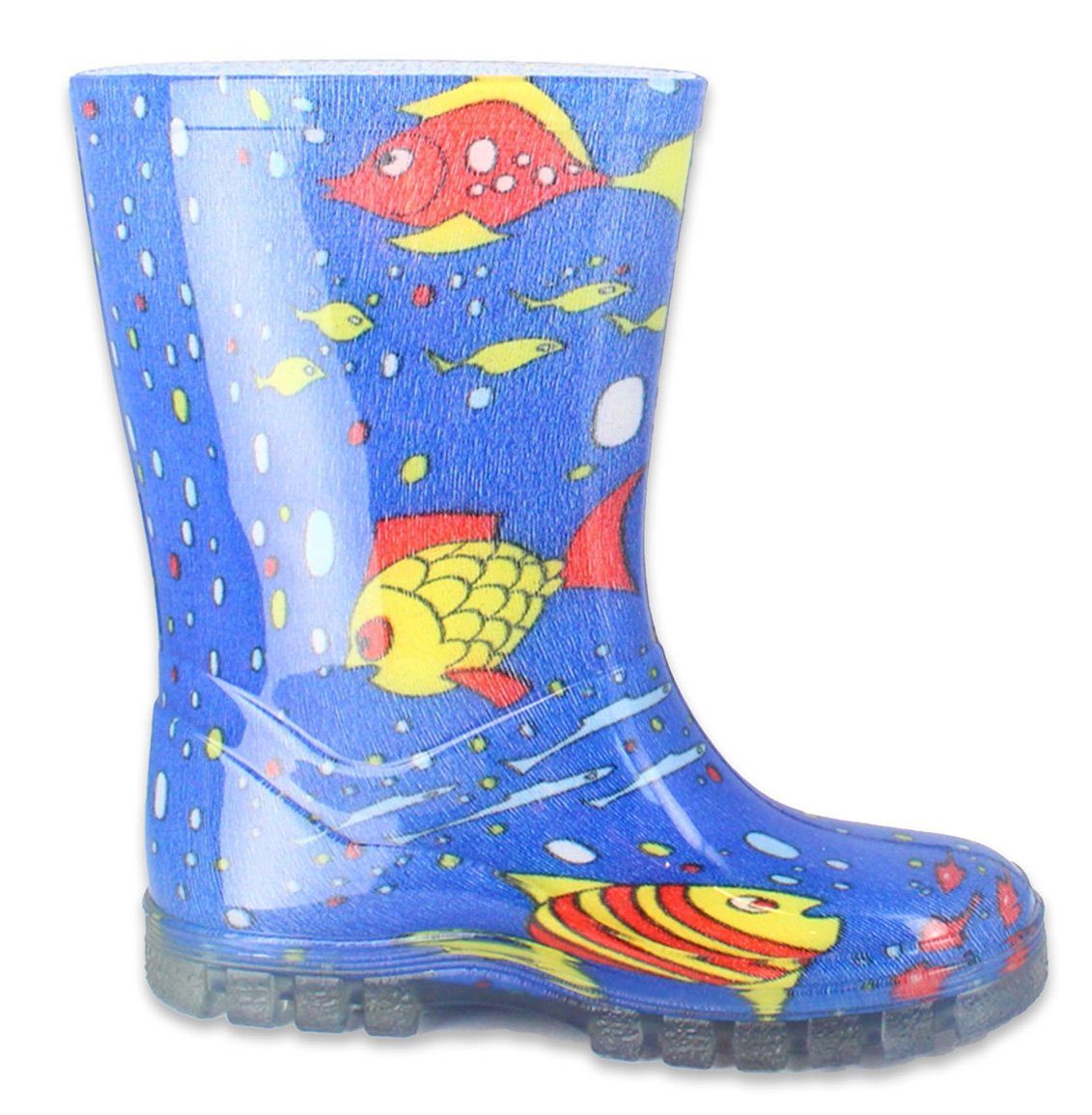 Beck Regenstiefel Fische Gummistiefel Stiefel., herausnehmbare (wasserdichter, für Füße trockene bei robuster Innensohle Regenwetter)