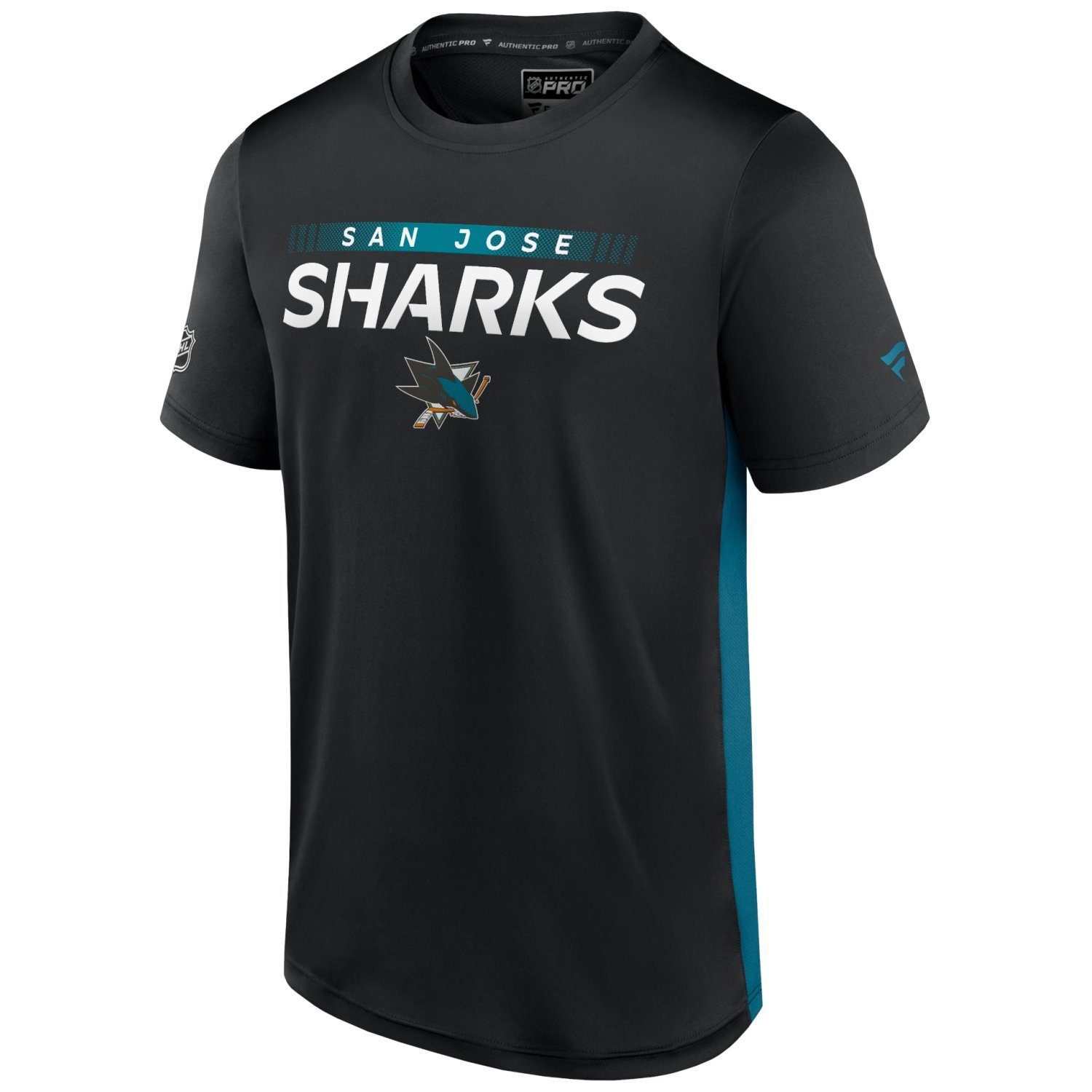 RINK Performance Pro San Print-Shirt Authentic Fanatics Sharks Jose