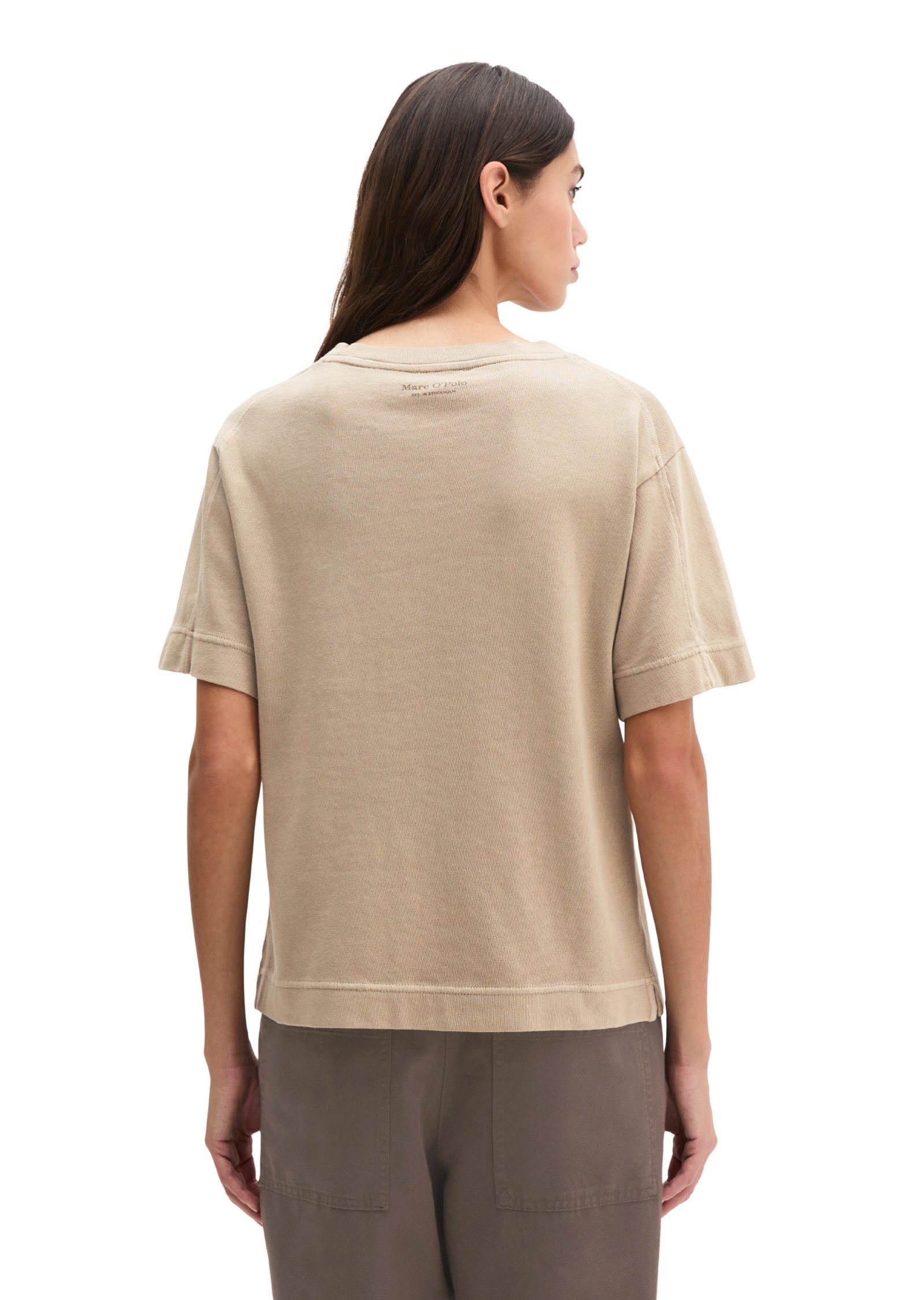 Marc O'Polo T-Shirt mit aufgesetzter Satin-Tasche