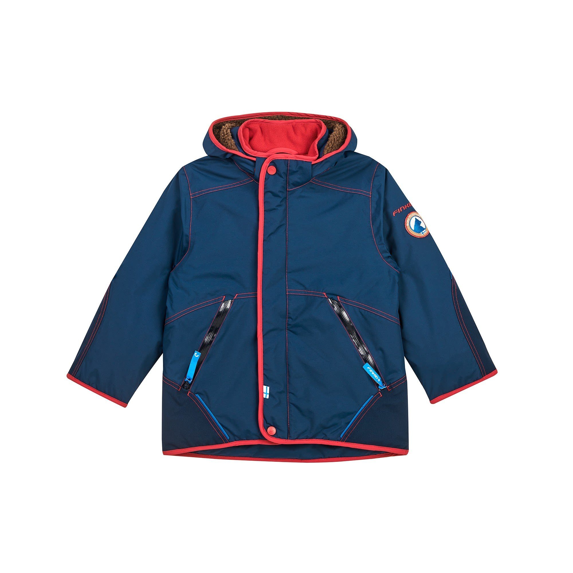 Finkid Anorak Finkid Talvinen Husky (vorgängermodell) Kinder Navy - Red