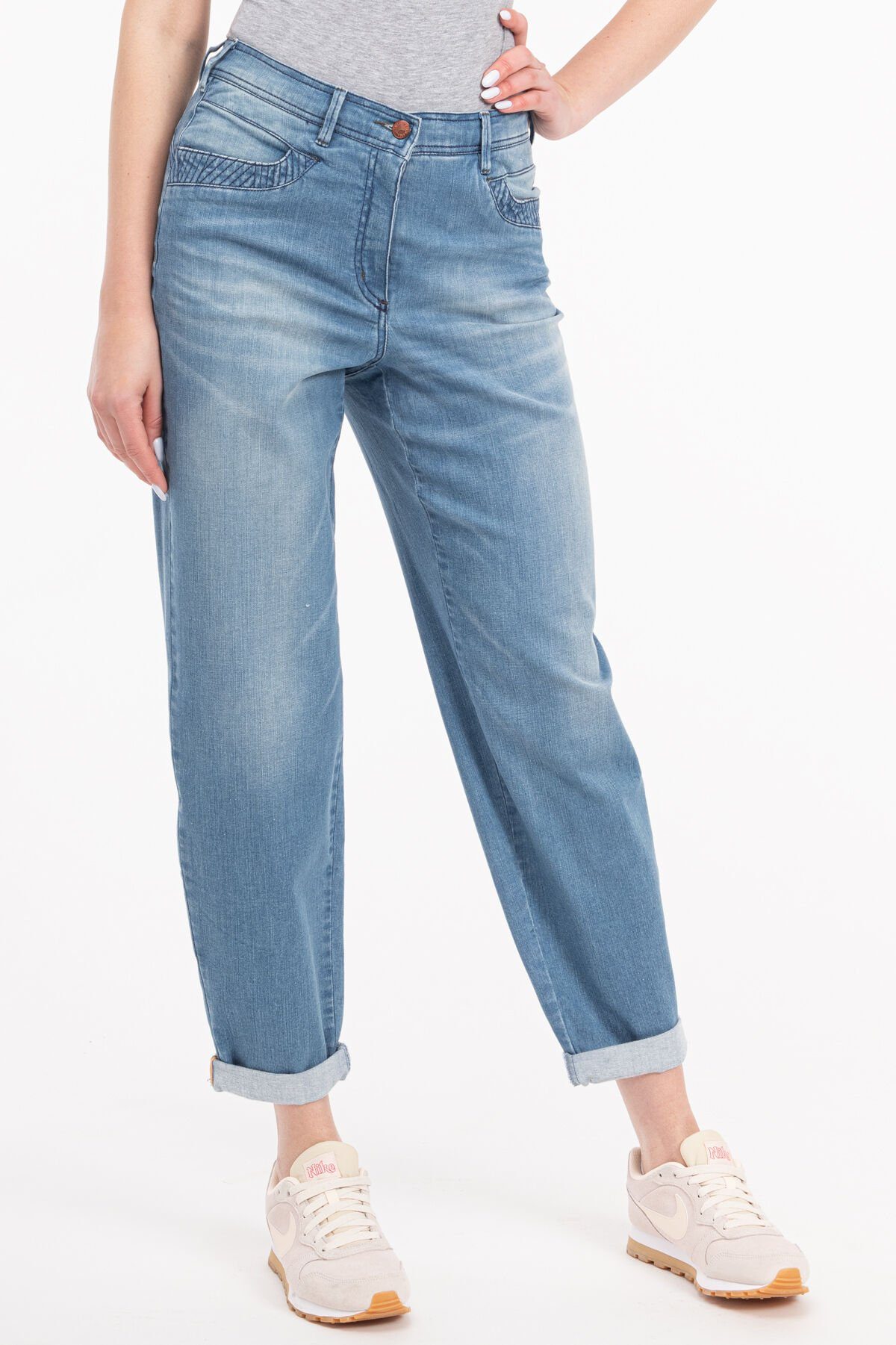 Recover Pants 5-Pocket-Jeans Amira Blau | Loose Fit Jeans