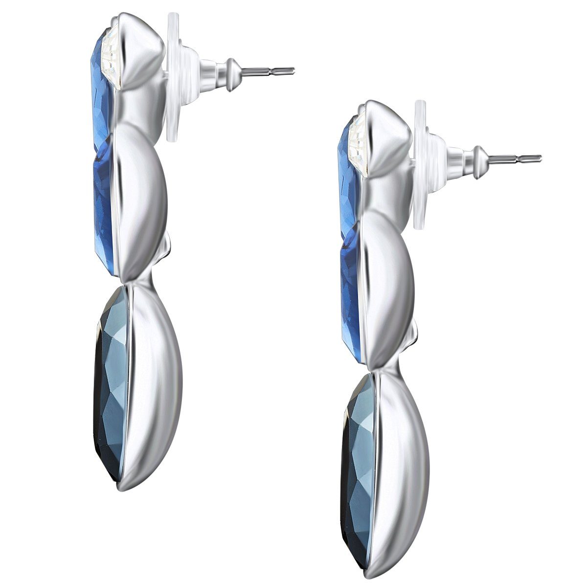 Lulu & Jane Paar Ohrhänger silber, mit Glas günstig online kaufen