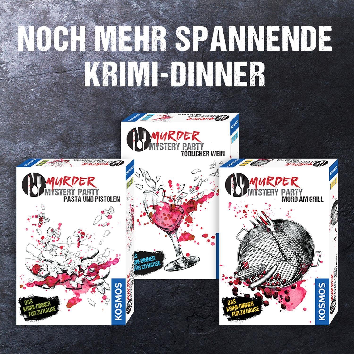Tödlicher Wein Kosmos Murder Mystery Spiel, Party -