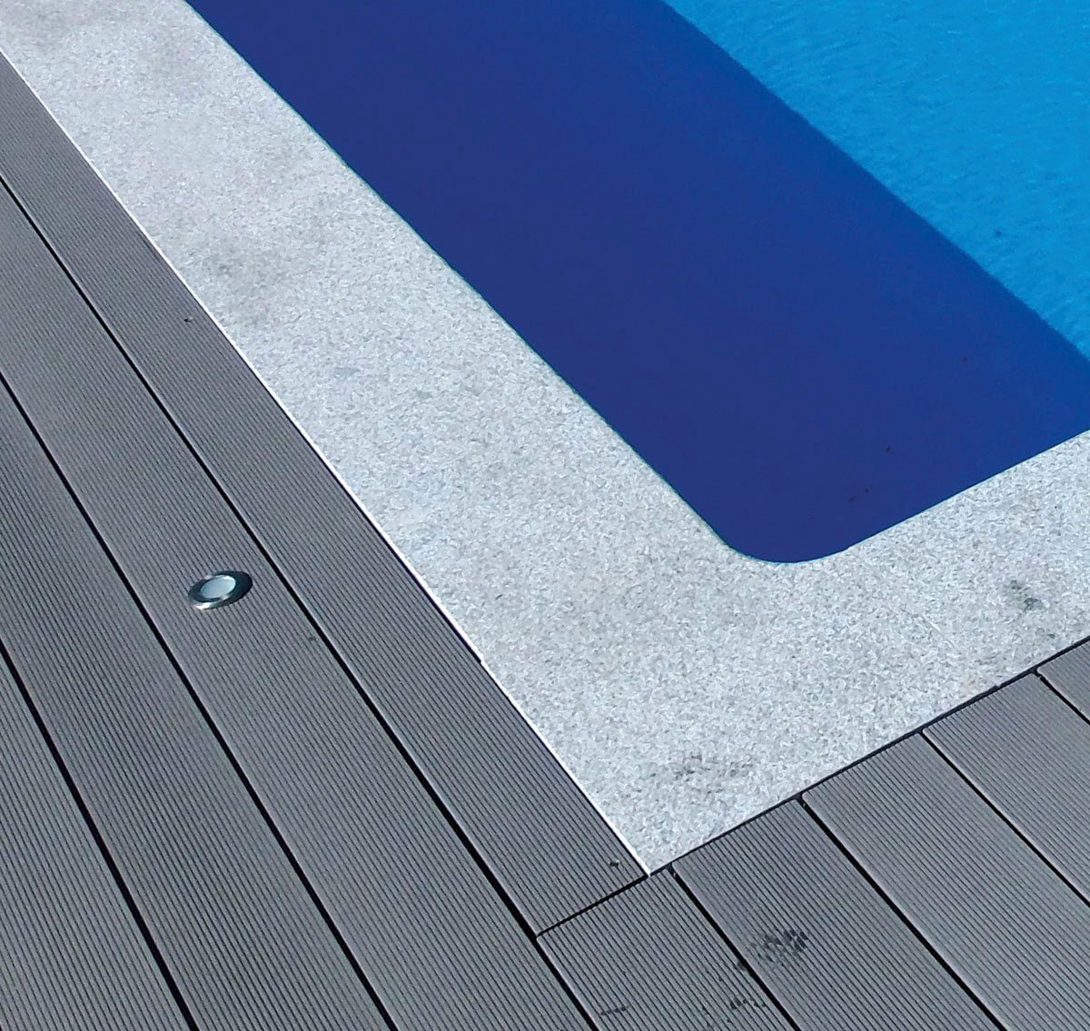 KWAD Schwimmbecken STYROPOR®STEIN POOL ALL INCLUSIVE, BxLxH: 300x600x150 cm (Set), mit Edelstahlleiter, inkl. Beckenrandsteine & Poolbeleuchtung