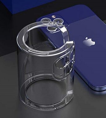 OLi Schutzfolie Silikon Hülle mit 3 X Schutzglas 4in1 für iPhone 13 mit Kamera Schutz, (Spar-Set, 4-St), Displayschutzglas