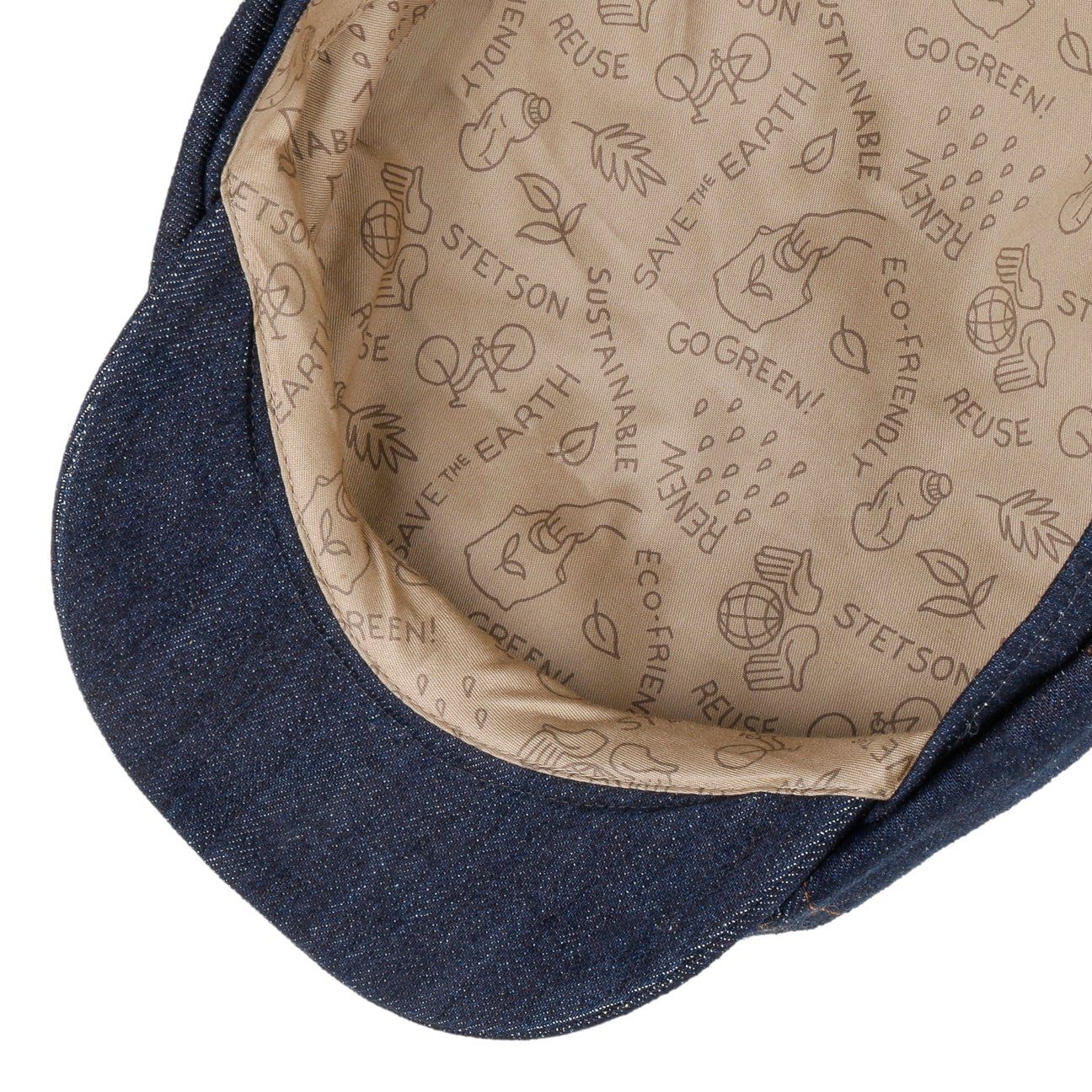 EU Flat the Stetson (1-St) mit Schirm, Made in Cap Schirmmütze