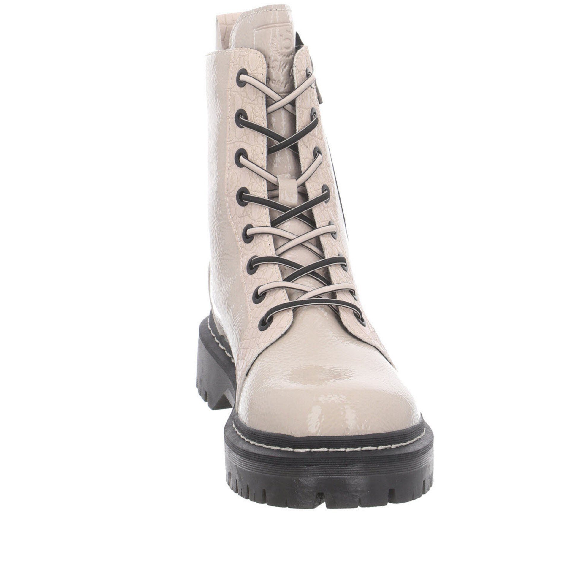 bugatti Damen Stiefel Schuhe Stiefel beige kombi-schwarz Elegant Big Synthetik Freizeit Boots