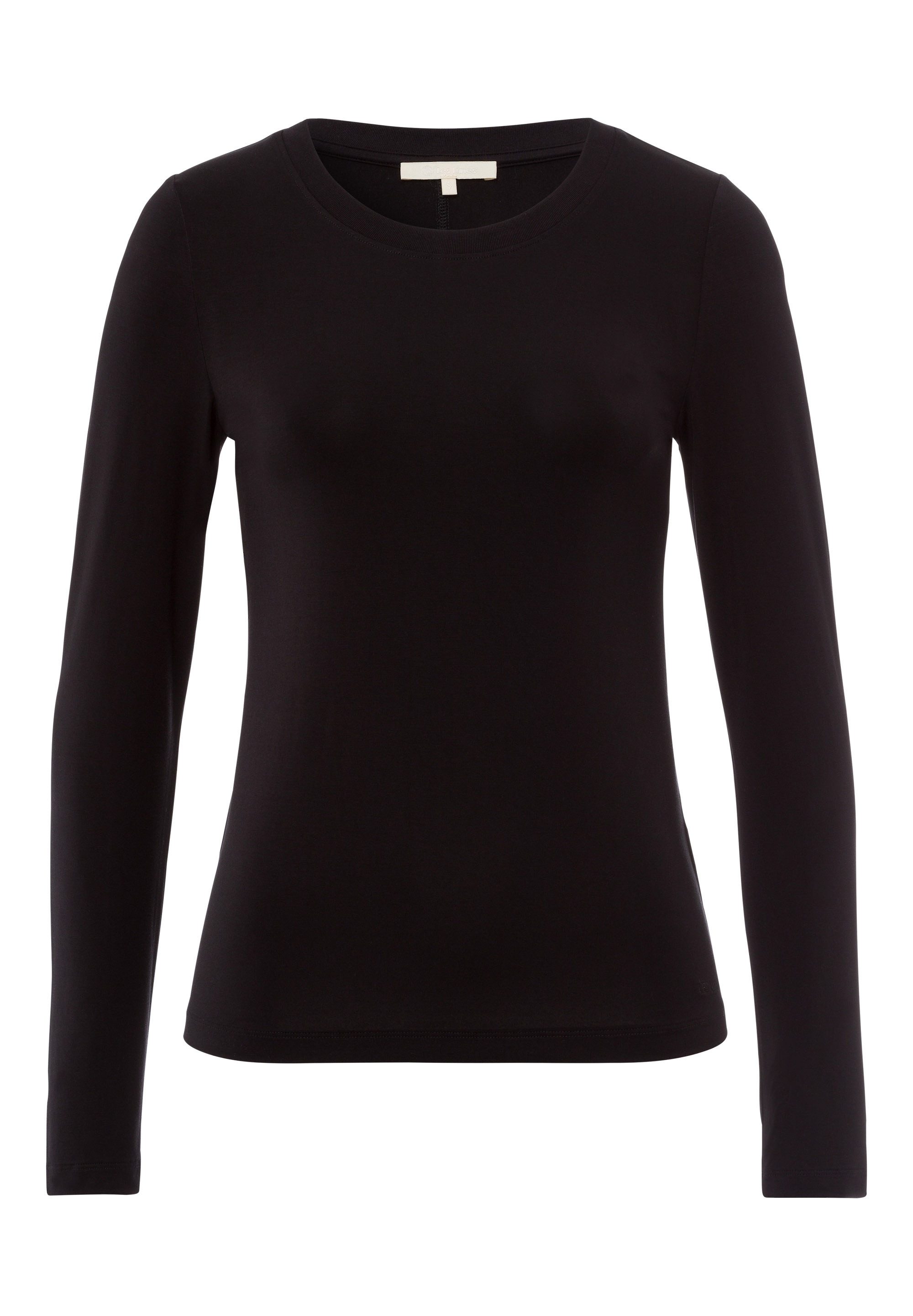 Les Lunes Yoga & Relax Shirt SCARLETT Longsleeve Basic Locker geschnittenes günstig online kaufen