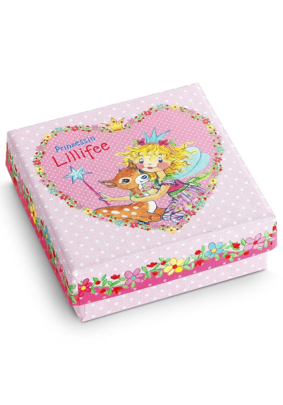 mit Lillifee Pink Prinzessin Anhänger 2035981, Zirkonia mit Kette Heart,