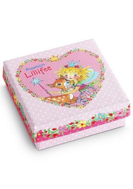 Prinzessin Lillifee Kette mit Anhänger Pink Heart, 2035981, mit Zirkonia (synth)