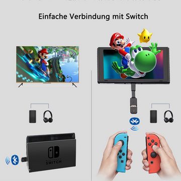 Tadow Bluetooth-Sender,Drahtloser Adapter,USB-Dongle für PS5/ps4/switch Bluetooth-Adapter, PS4 / PS5 / Switch-Audioübertragung