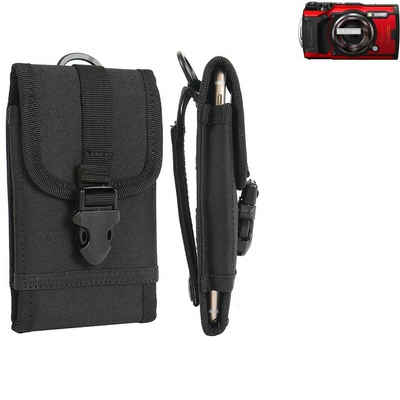 K-S-Trade Kameratasche für Olympus TOUGH TG-6, Kameratasche Gürteltasche Outdoor Gürtel Tasche Kompaktkamera