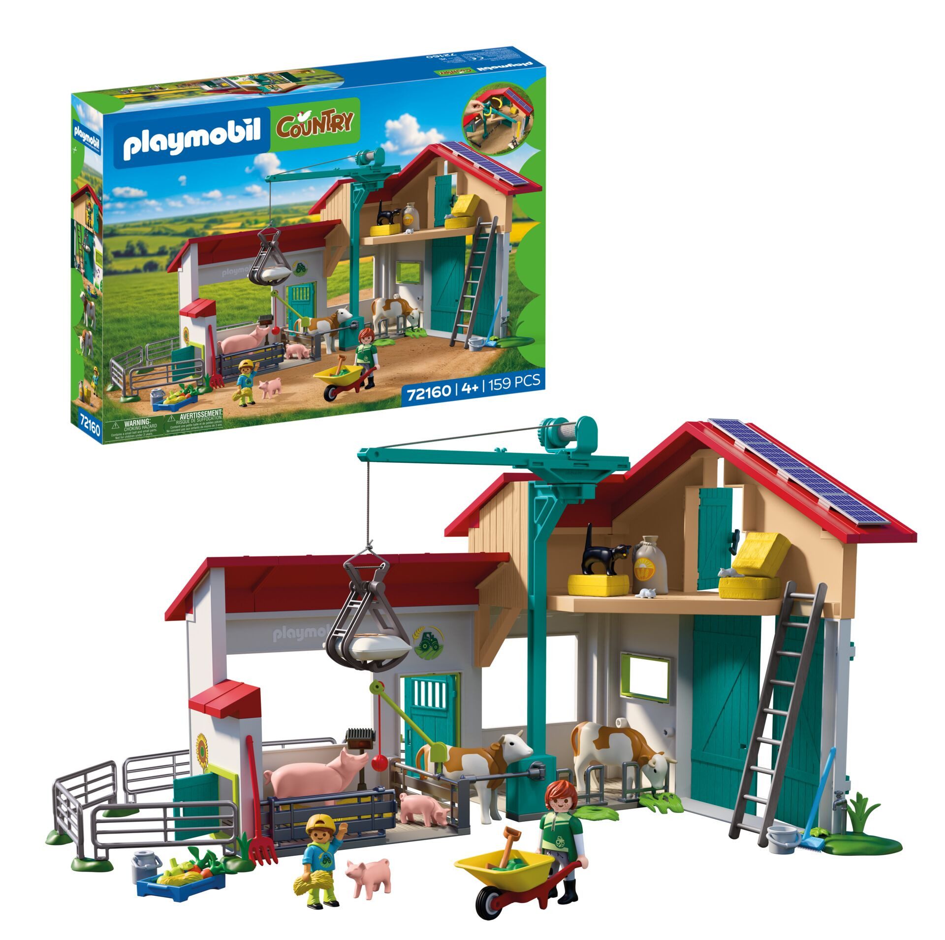 Playmobil® Großer Bauernhof (72160), Country Konstruktions-Spielset, Made in Europe