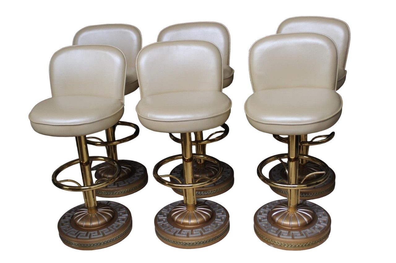 JVmoebel Stuhl Design Komplett Stuhl 6x Set Barhocker Hocker Stühle Sofort Lieferbar