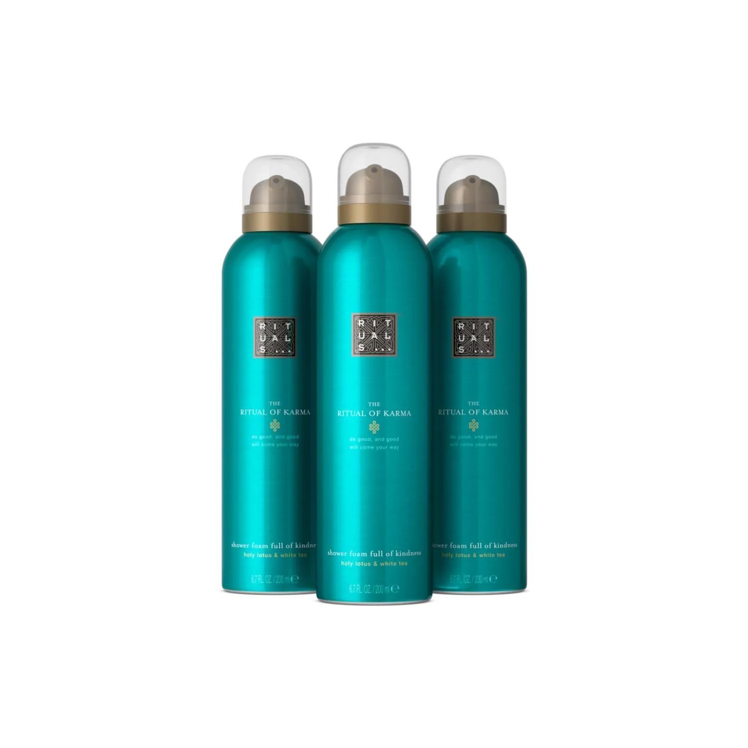 Rituals Duschgel RITUALS The Ritual of Karma Vorteilspack mit 3 x Duschschaum
