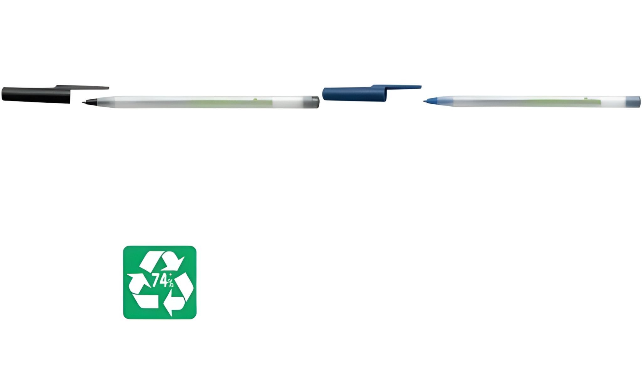 BIC Kugelschreiber BiC Kugelschreiber ECOlutions Round Stic - 0,4 mm, blau