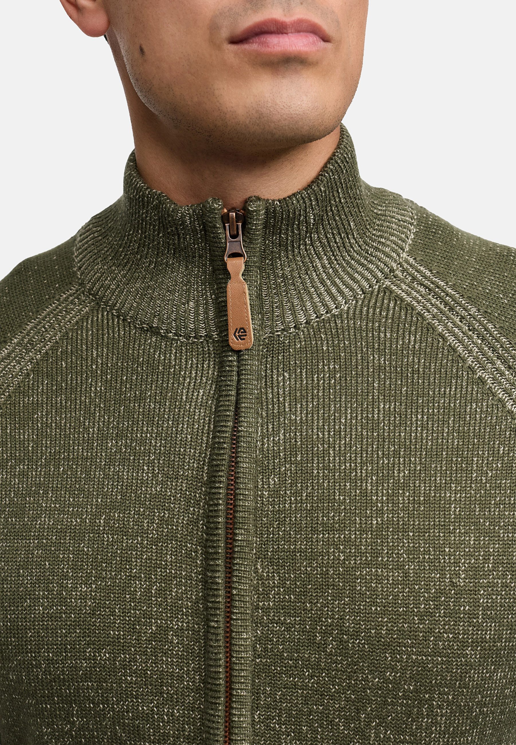 Indicode Cardigan Herren INMassum cardigan Herrenstrickjacke