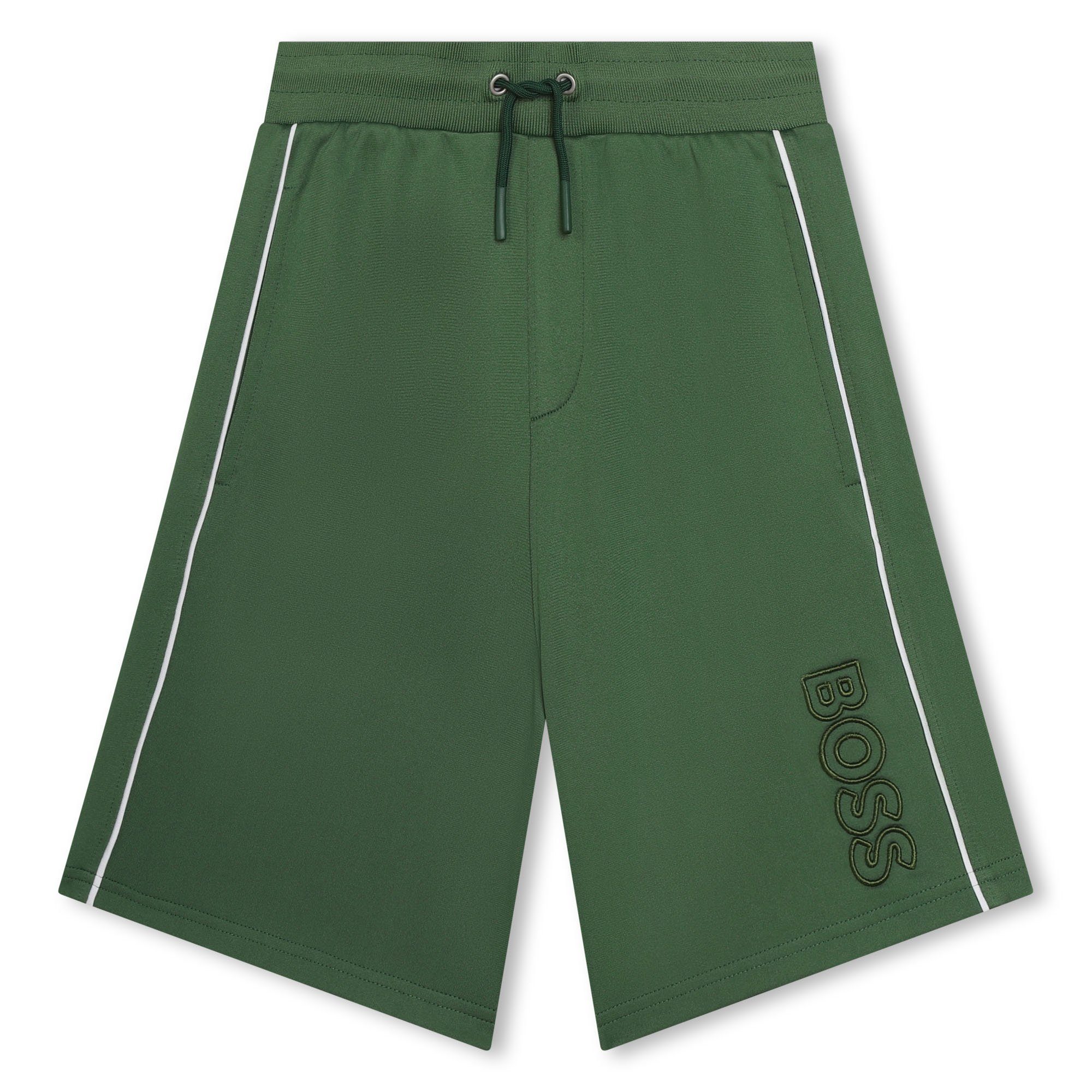 Boss Kidswear Shorts Boss Kidswear khaki Shorts mit Logo