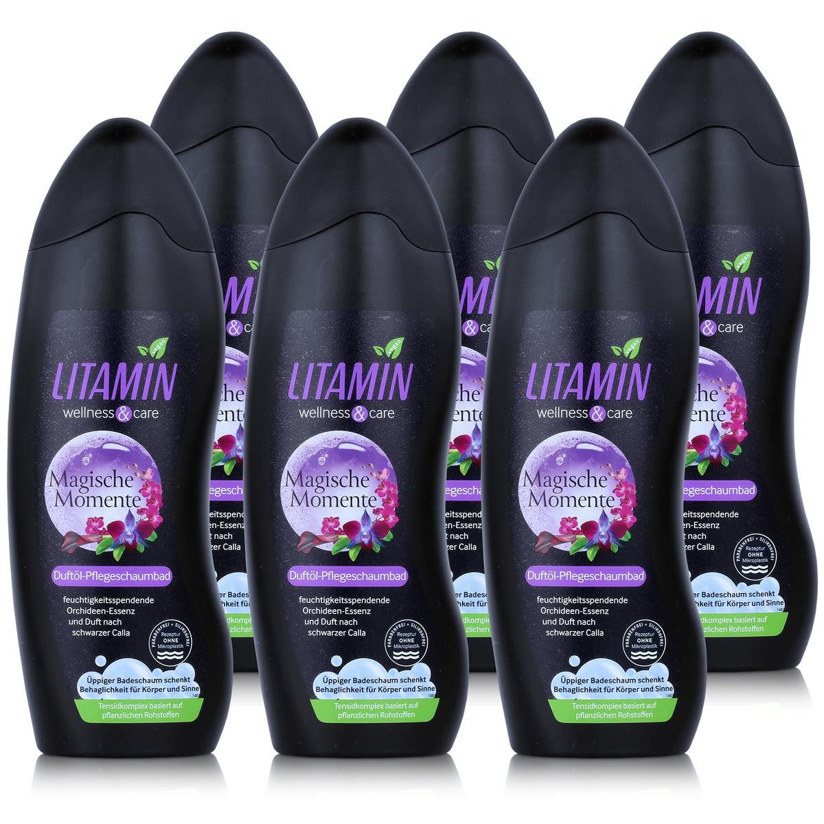 LITAMIN Badeschaum LITAMIN Duftöl-Pflegeschaumbad Magische Momente 750ml Wellnes & Care (
