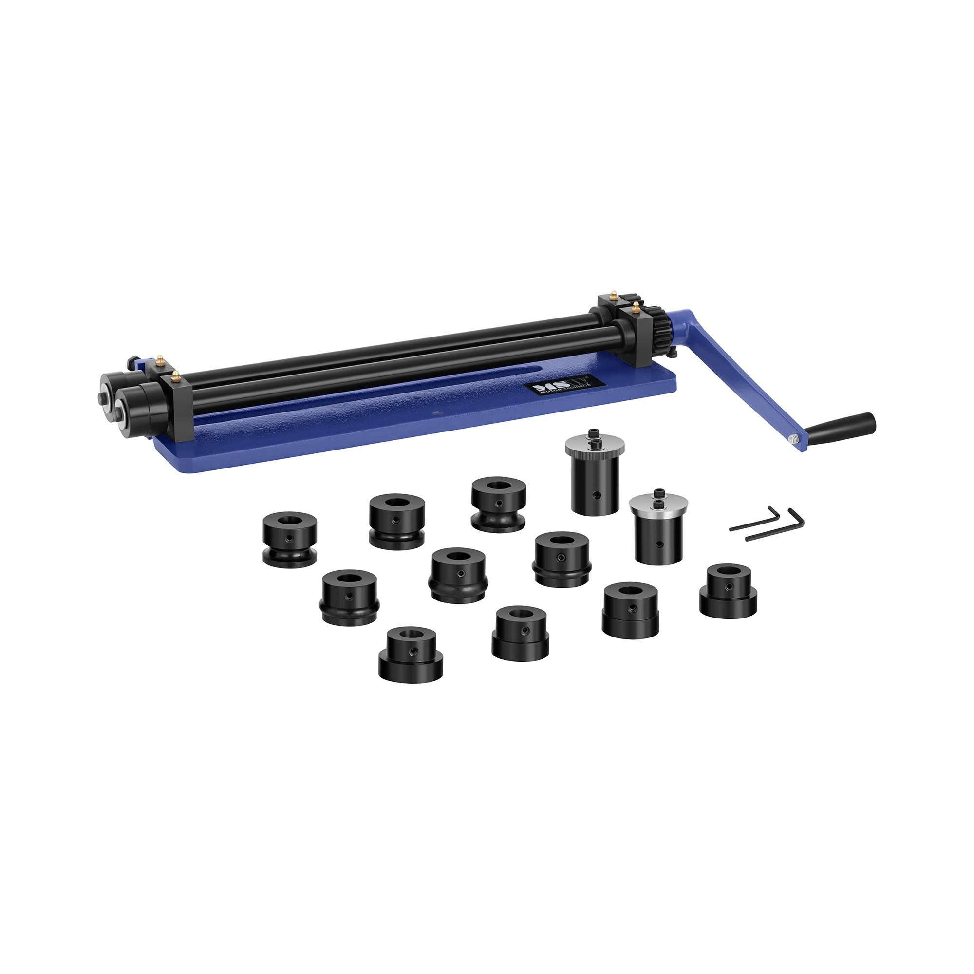 MSW Bördelgerät Sickenmaschine Bördelmaschine 440 mm Biegemaschine Rundbiegemaschine, B: 32 cm, L: 74 cm