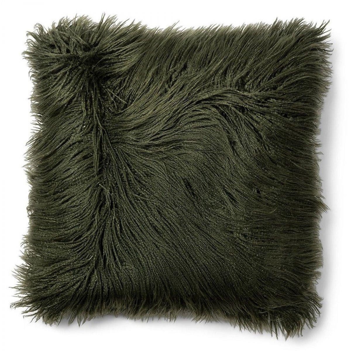 Rivièra Maison Kissenhülle Kissen Lindos Kunstpelz Grün (50x50cm) günstig online kaufen